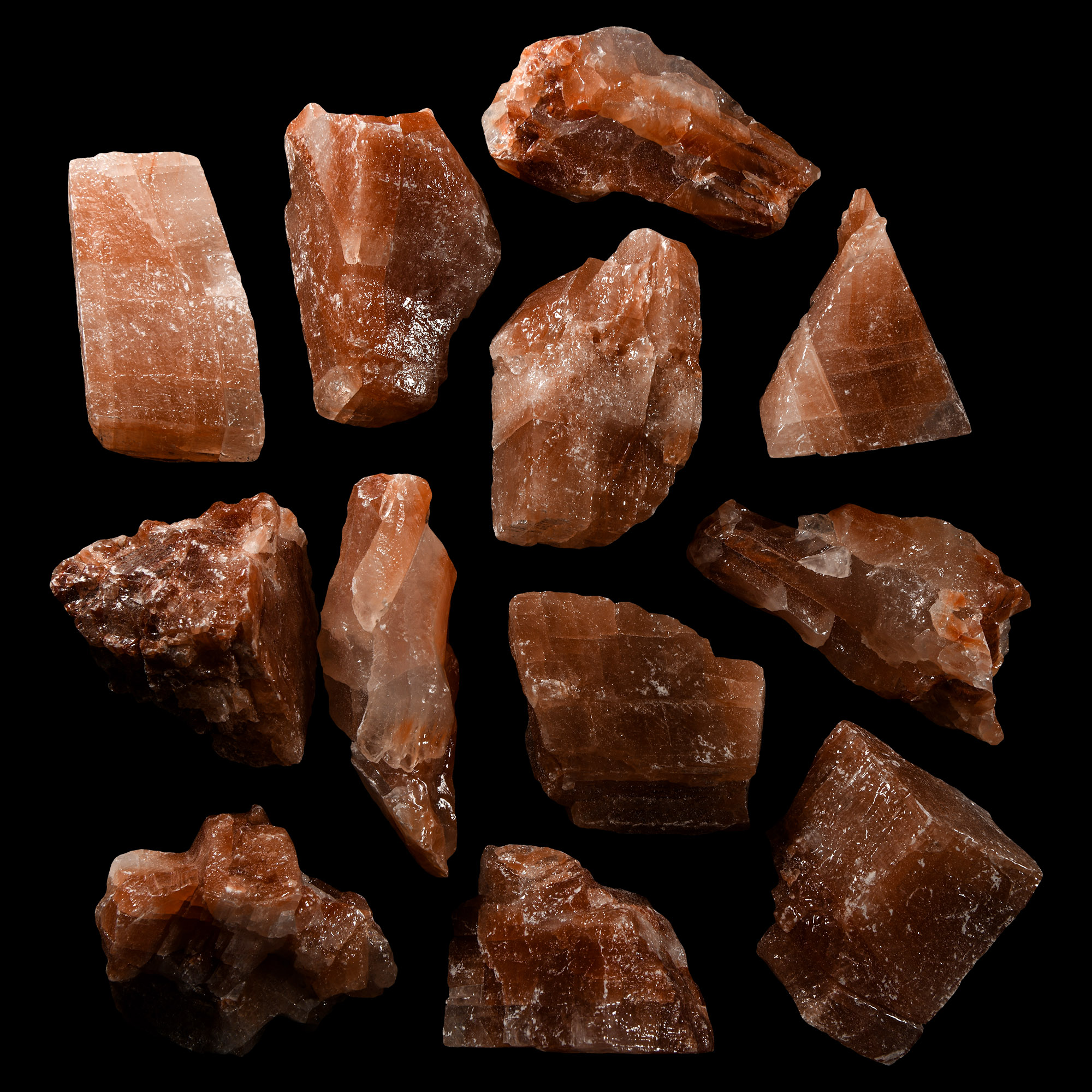 Natural History - Large Brown Calcite Mineral Specimens [12]