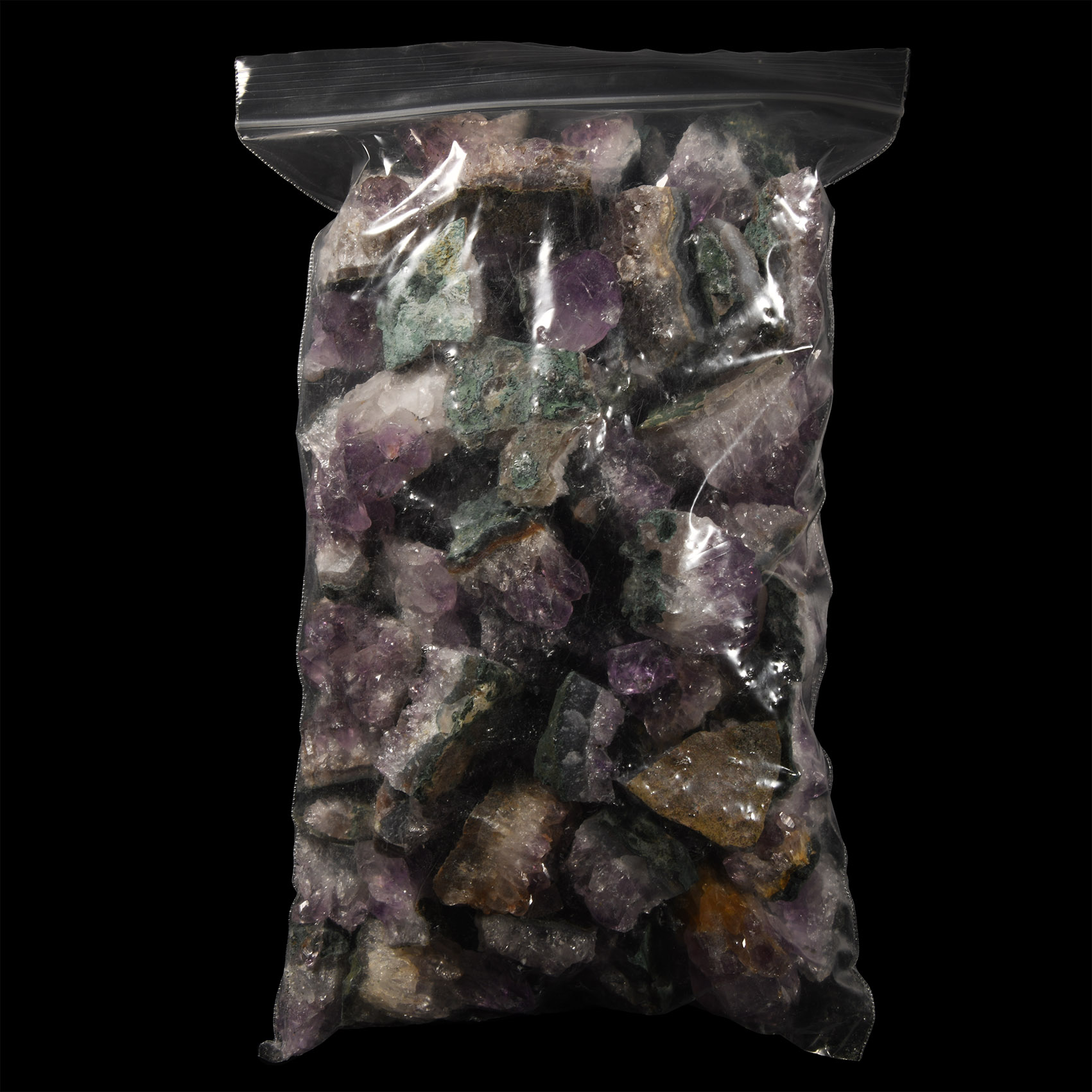 Natural History - Amethyst Crystal Geode Section Group [100]