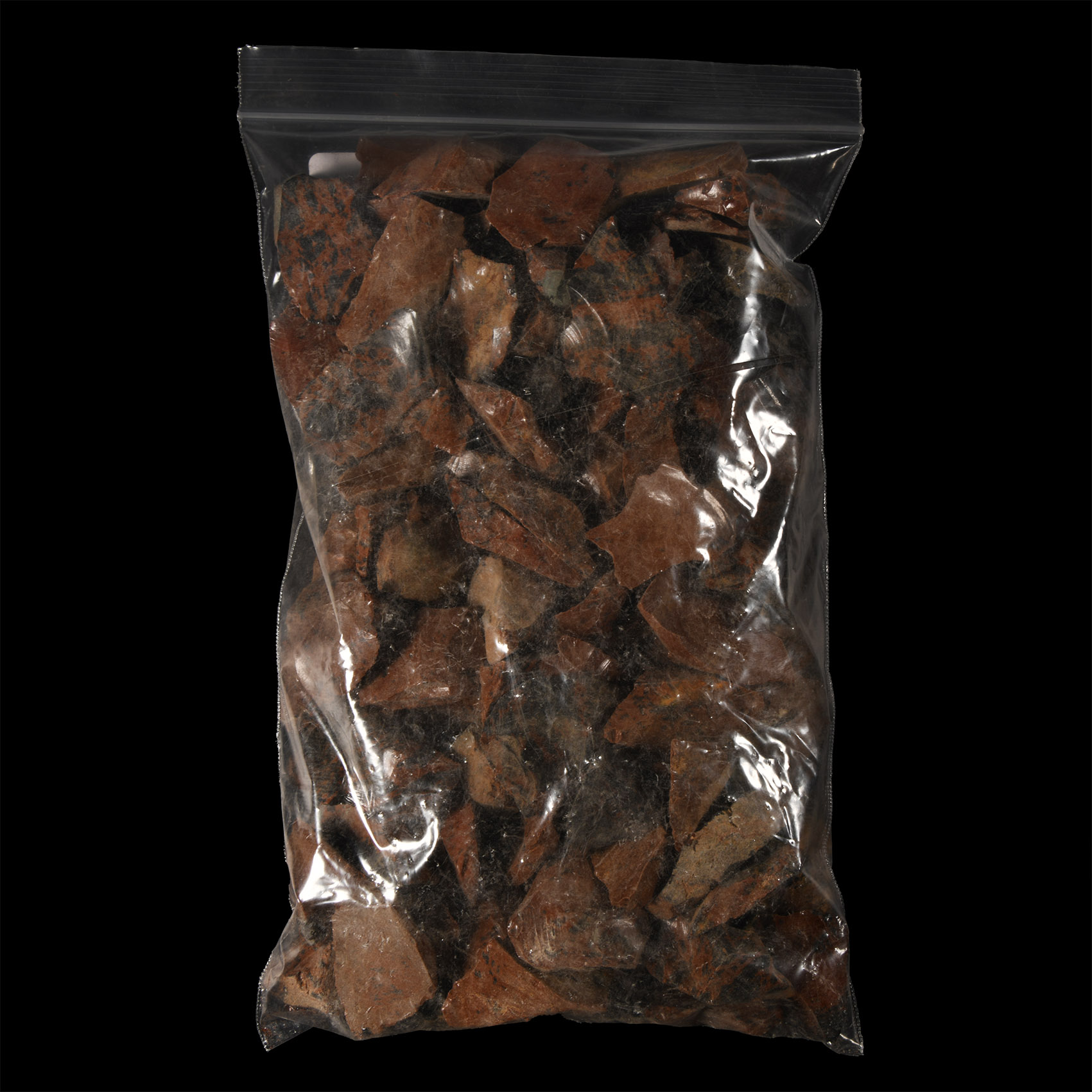 Natural History - Brown Obsidian Natural Glass Specimen Group [100]