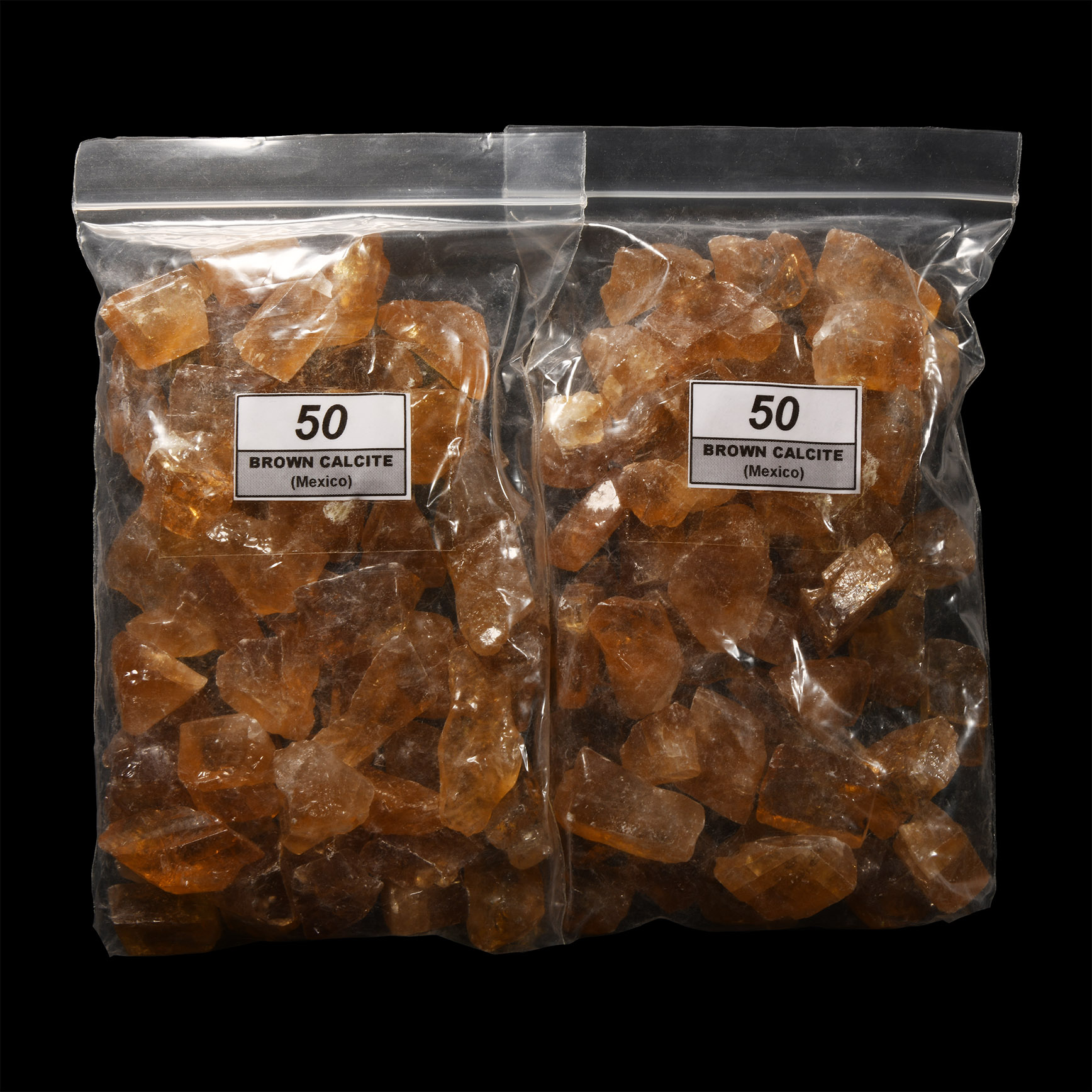 Natural History - Brown Calcite Mineral Specimen Group [100]
