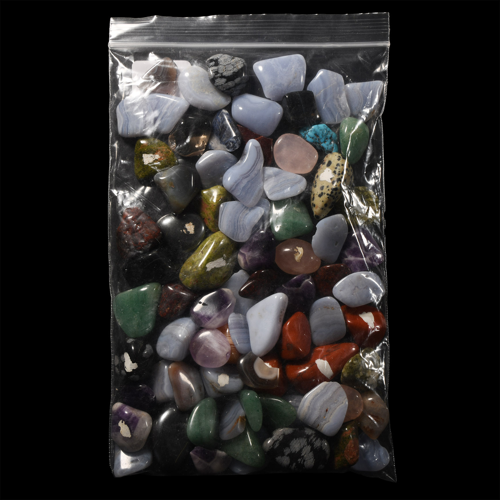 Natural History - Polished Mineral Specimen 'Pebble' Group [100]