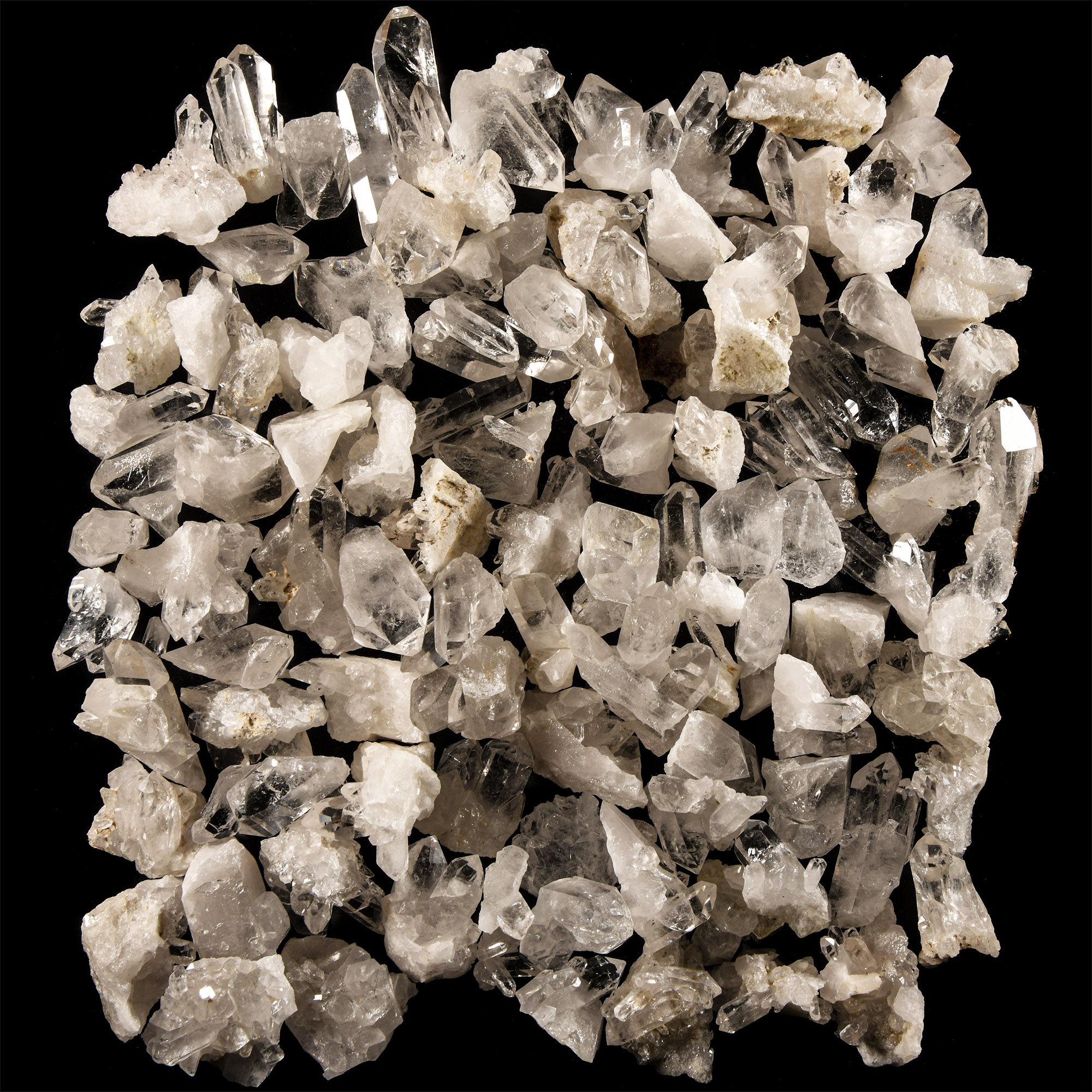 Natural History - Quartz Rock Crystal Specimen Group [100]