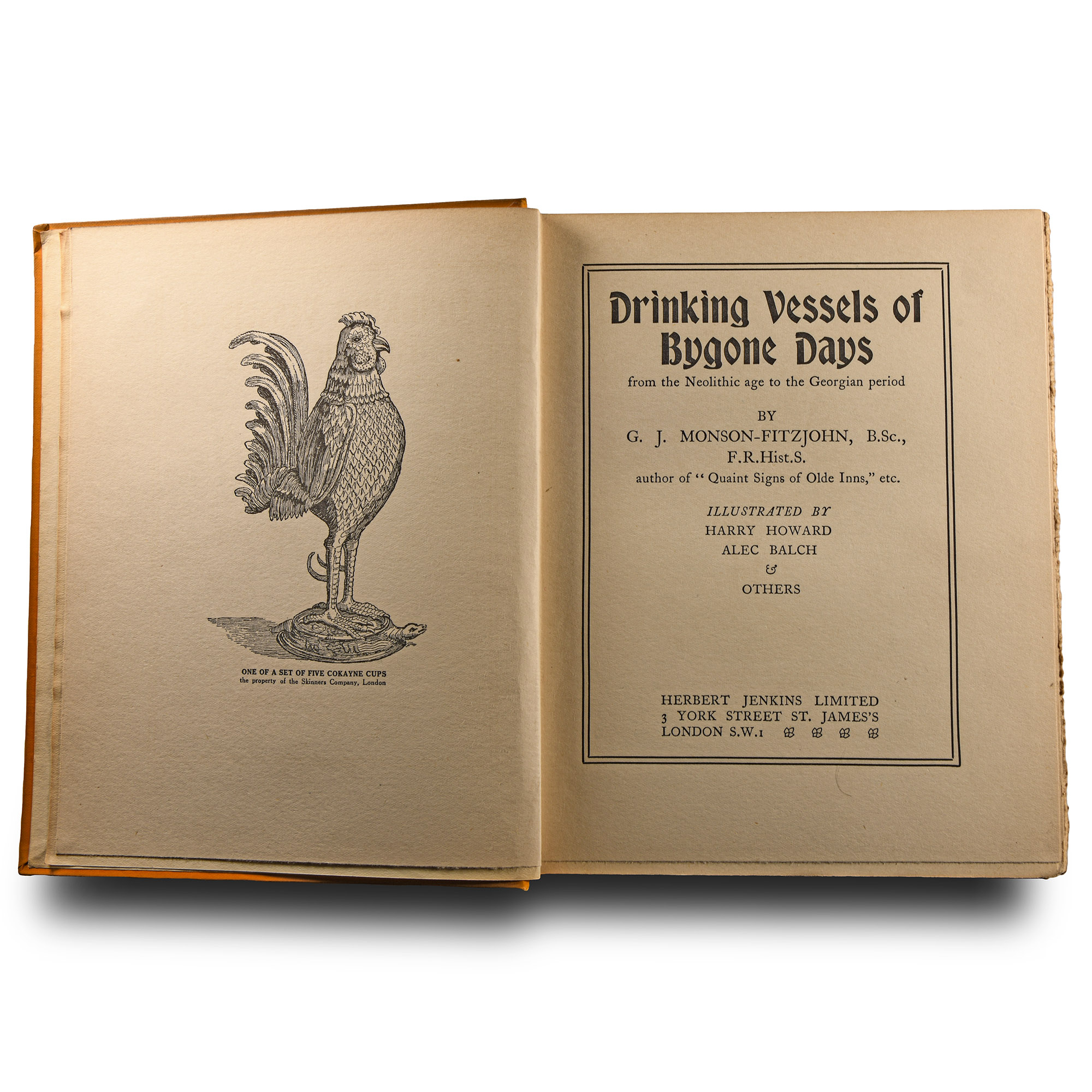 Archaeological Books - Monson-FitzJohn - Drinking Vessels of Bygone Days
