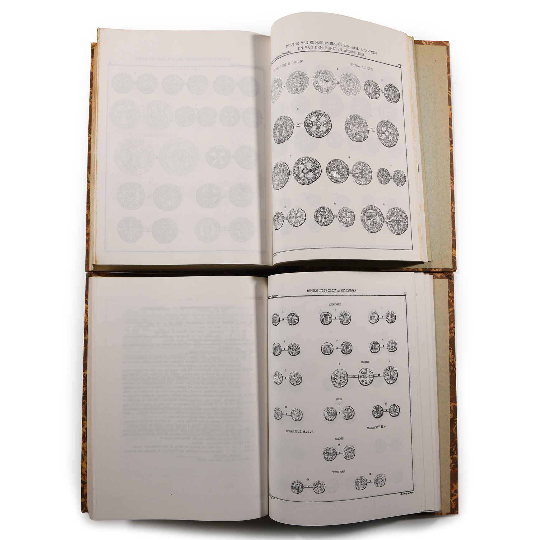 General Books - Van der Chijs - Munten Van der Nederlanden Vroogste Tijden Tot aan de Pacificante van Gend - Nine Volumes
