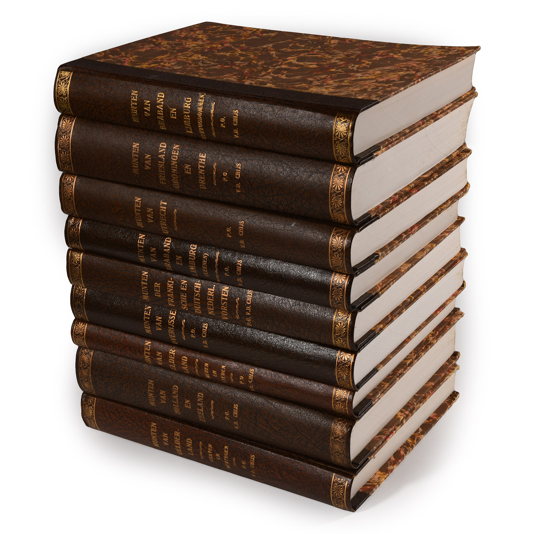 General Books - Van der Chijs - Munten Van der Nederlanden Vroogste Tijden Tot aan de Pacificante van Gend - Nine Volumes