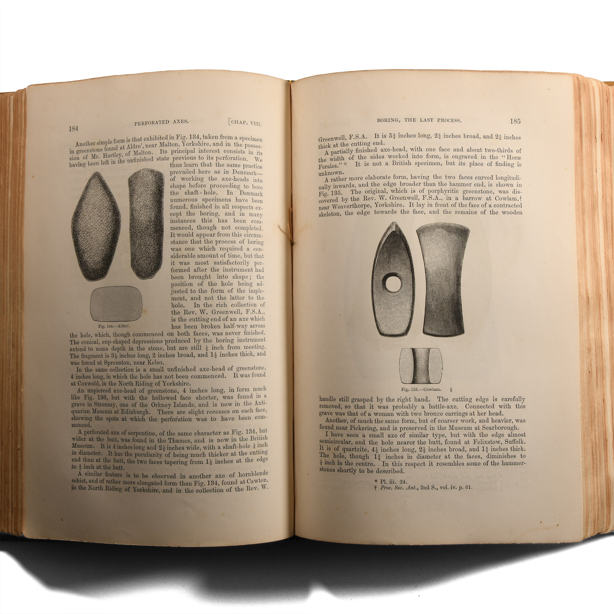 Archaeological Books - Evans - The Ancient Stone Implements, Weapons, and Ornaments, of Great Britain