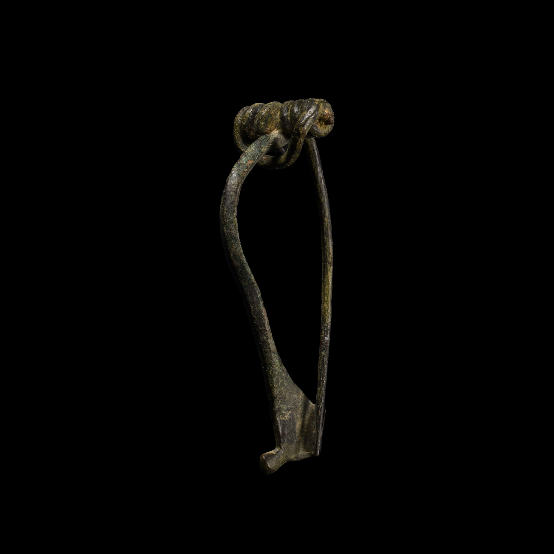 Romano-Celtic Bronze Bow Brooch
