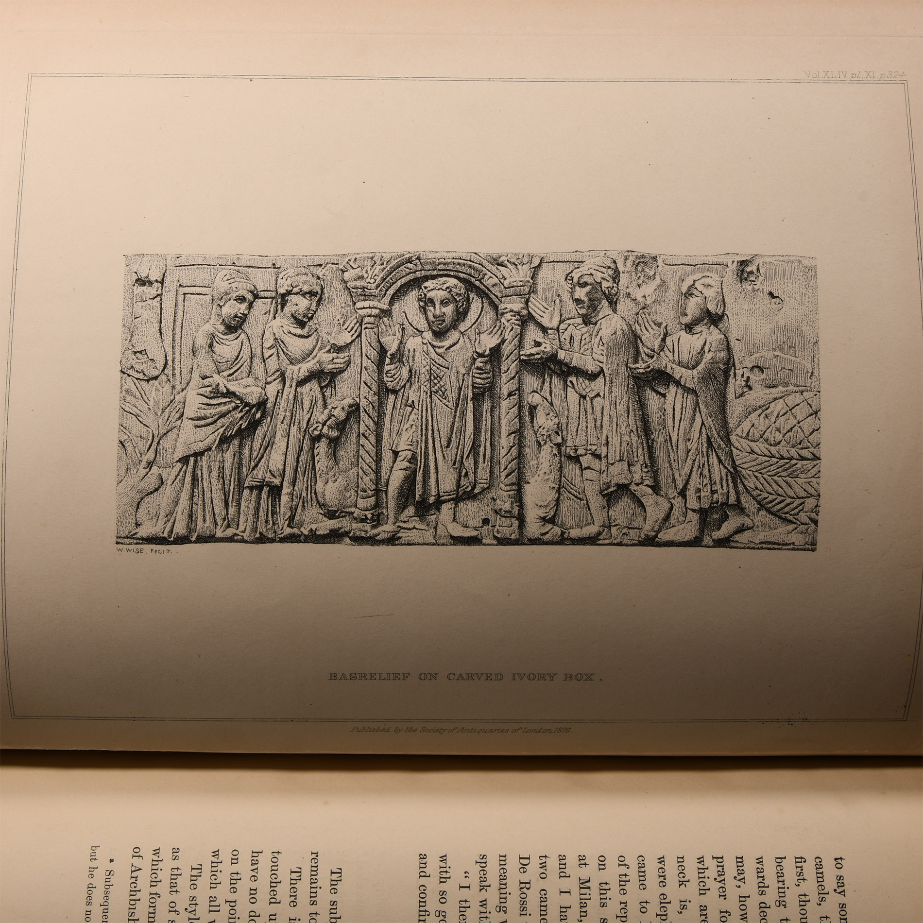 Archaeological Books - Nesbitt & Garrucci - On a Box of Carved Ivory of the Sixth Century