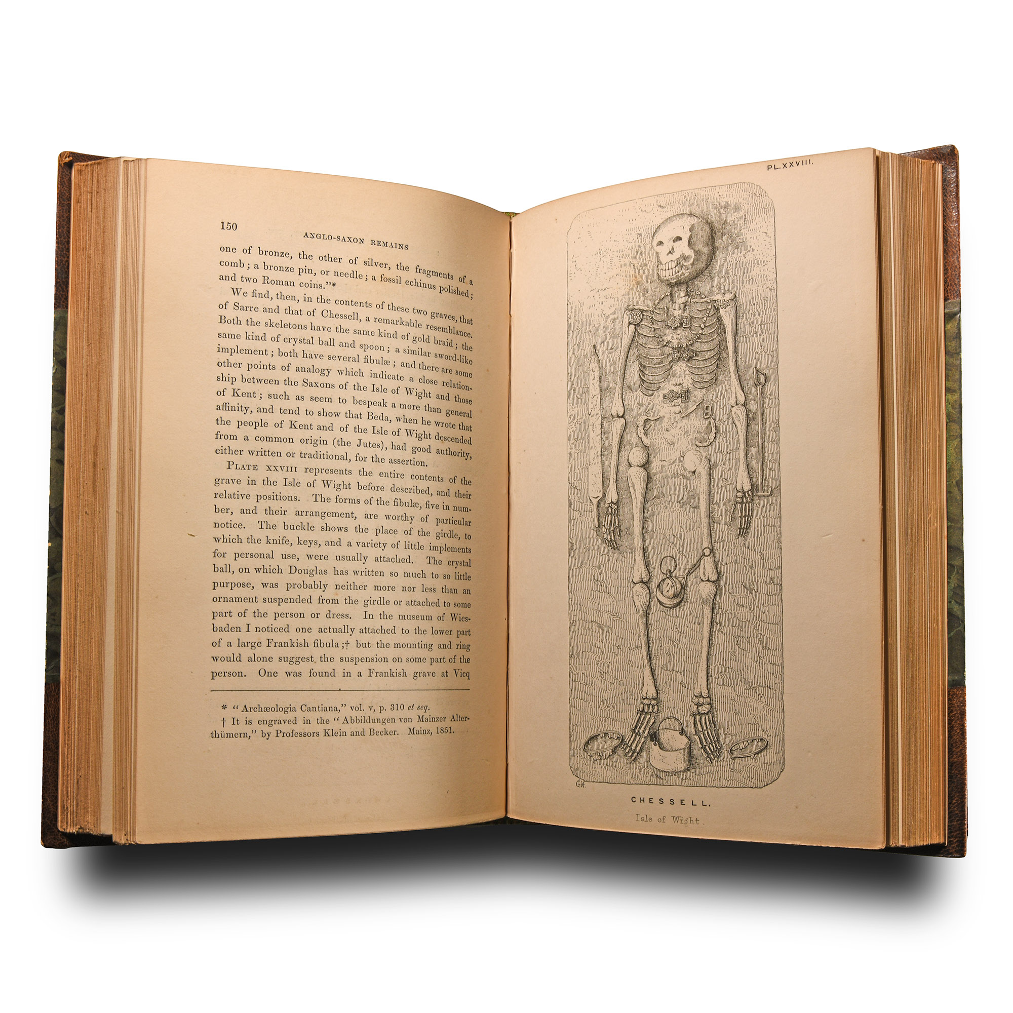 Archaeological Books - Roach Smith - Collectanea Antiqua, etchings and notices of ancient remains, illustrative of the habits, customs, and history of past ages. Volumes III-VI