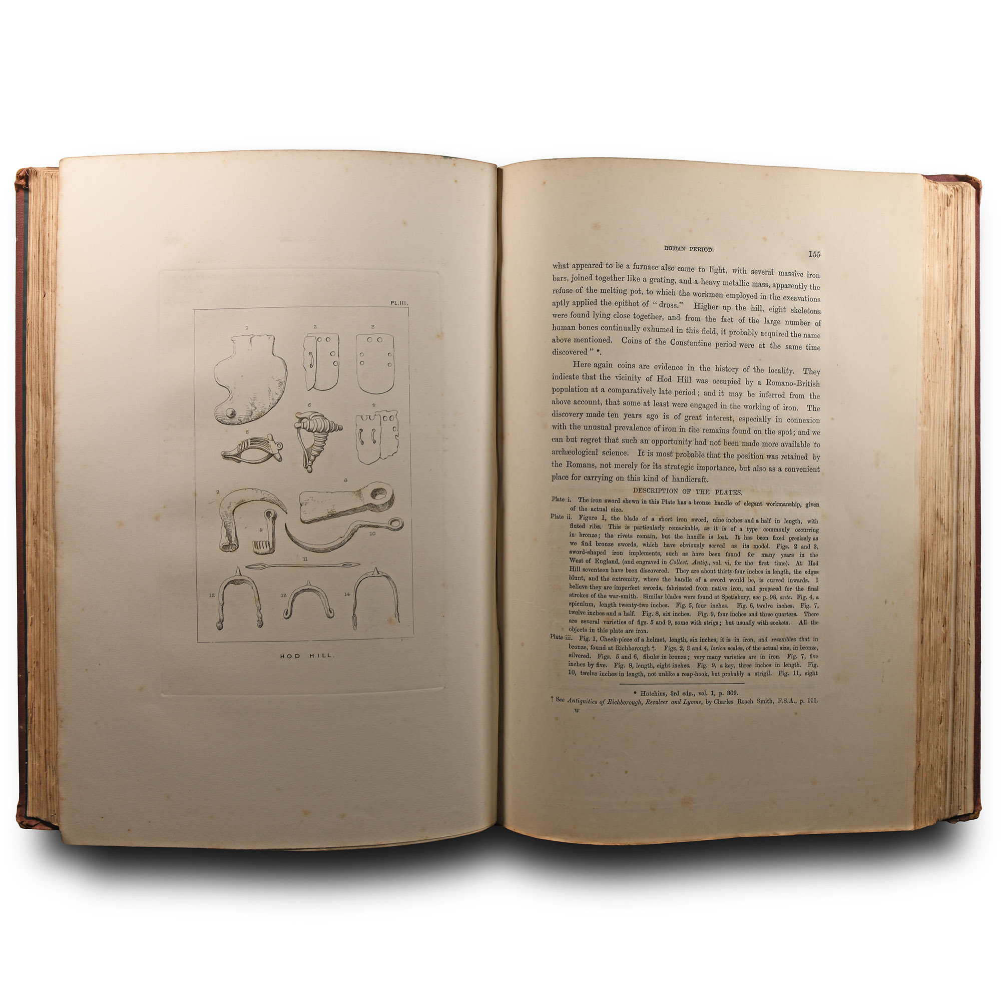 Archaeological Books - Warne - Ancient Dorset - The Celtic, Roman, Saxon, and Danish Antiquities of the County