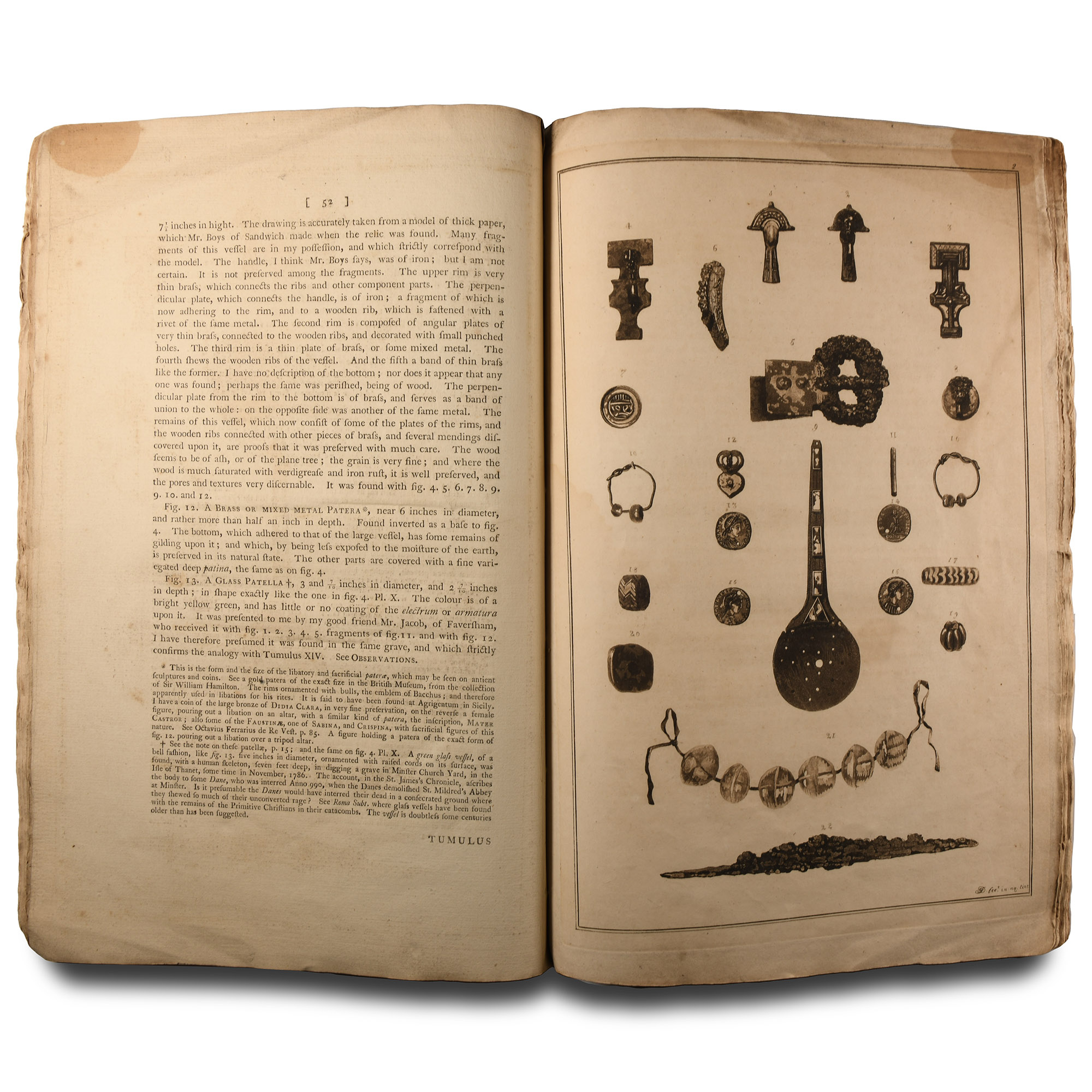Archaeological Books - Douglas - Nenia Britannica or, an Account of Some Hundred Sepulchres, of the Ancient Inhabitants of Britain