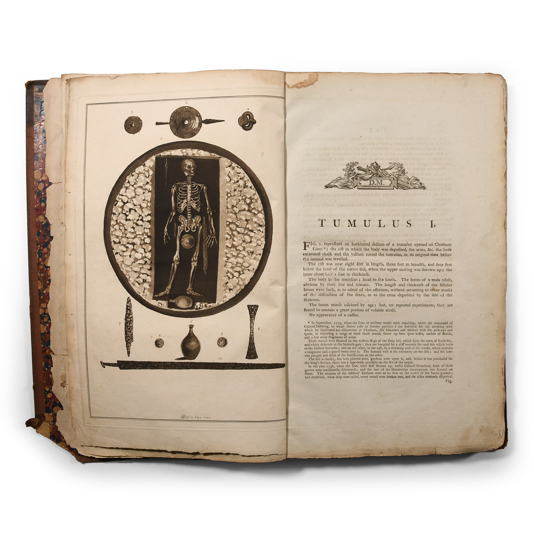 Archaeological Books - Douglas - Nenia Britannica or, an Account of Some Hundred Sepulchres, of the Ancient Inhabitants of Britain