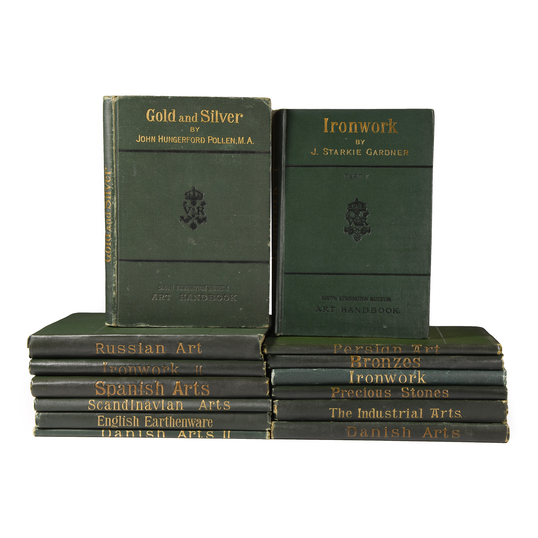 Archaeological Books - J. Starkie Gardner - Victoria and Albert & South Kensington Museums Art Handbooks - 14 Volumes