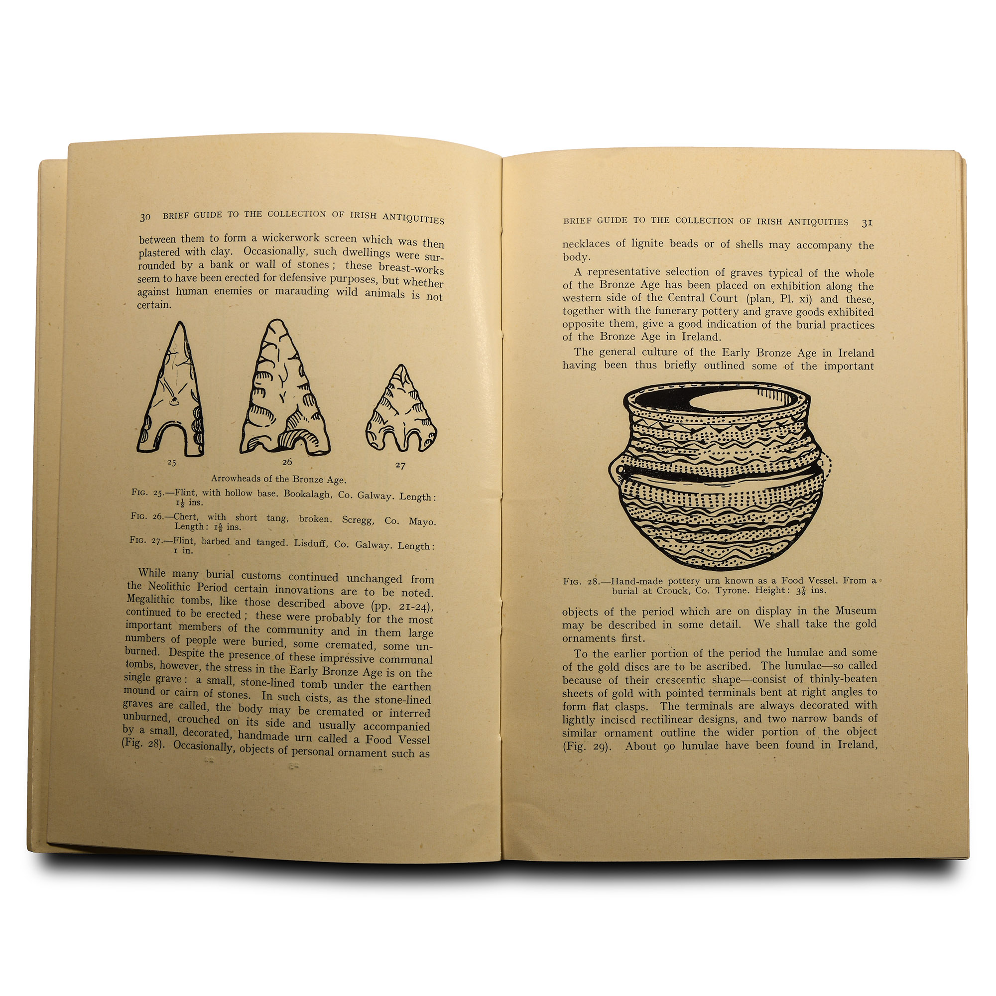 Archaeological Books - Joseph Raftery - A Brief Guide to the Collection of Irish Antiquities