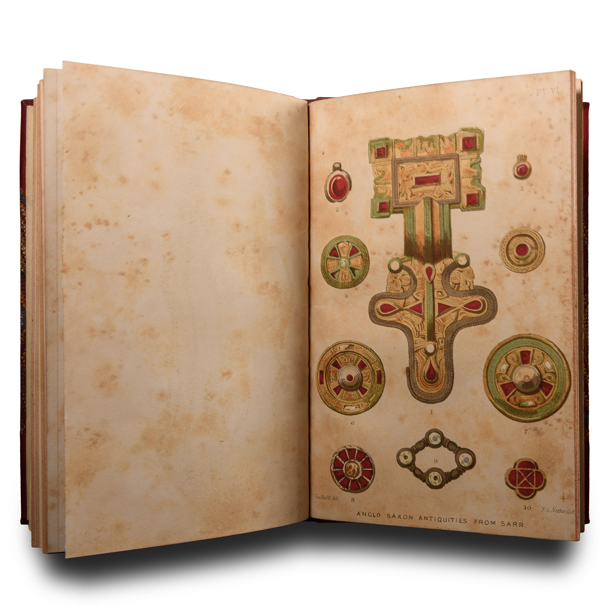 Archaeological Books - Brent - Saxon Cemetery at Sarr