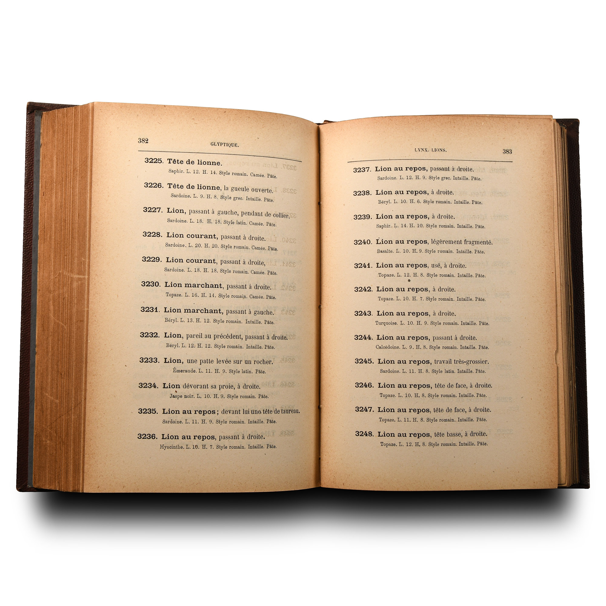 Archaeological Books - Catalogue du Musee Fol - Antiquities, Volume I & II