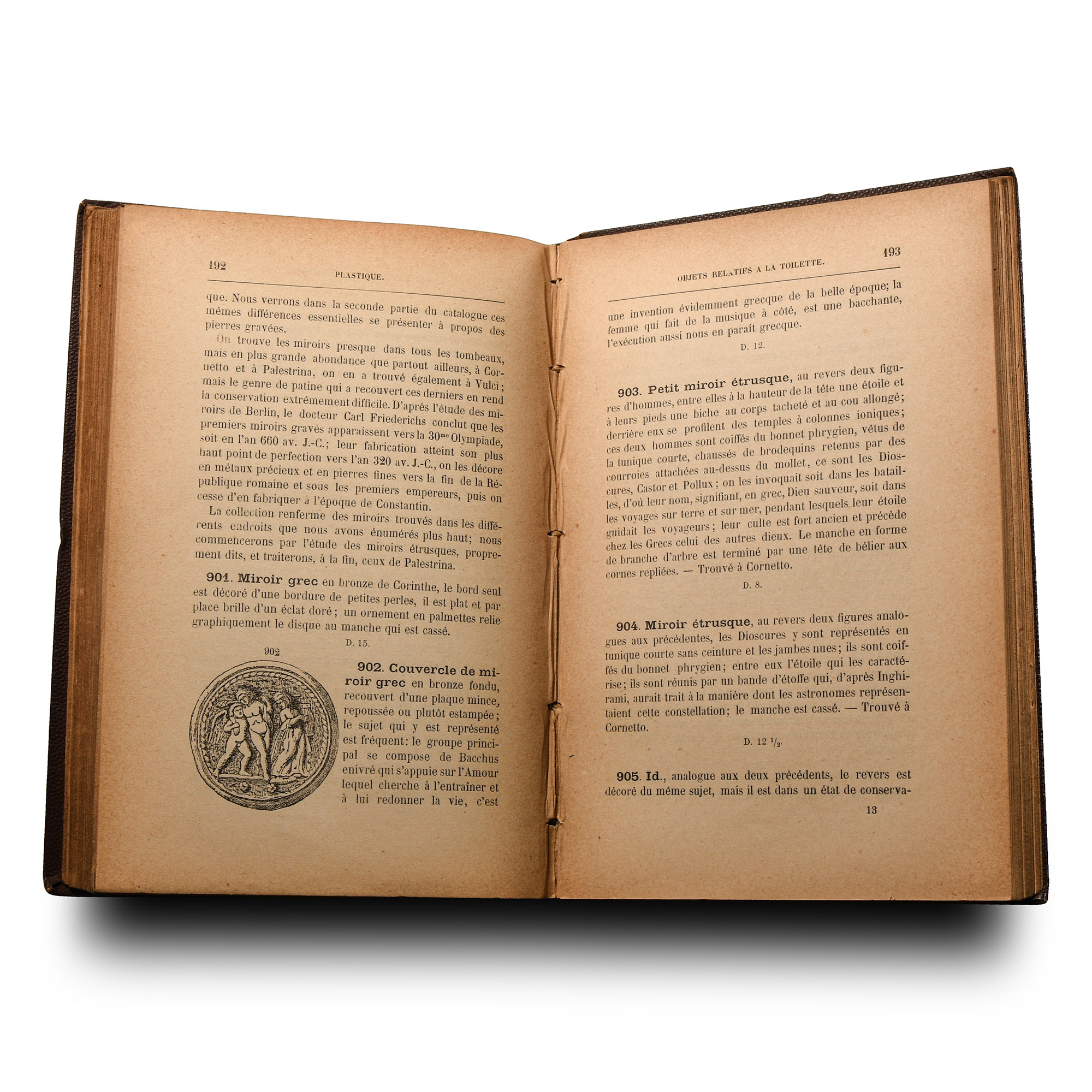 Archaeological Books - Catalogue du Musee Fol - Antiquities, Volume I & II