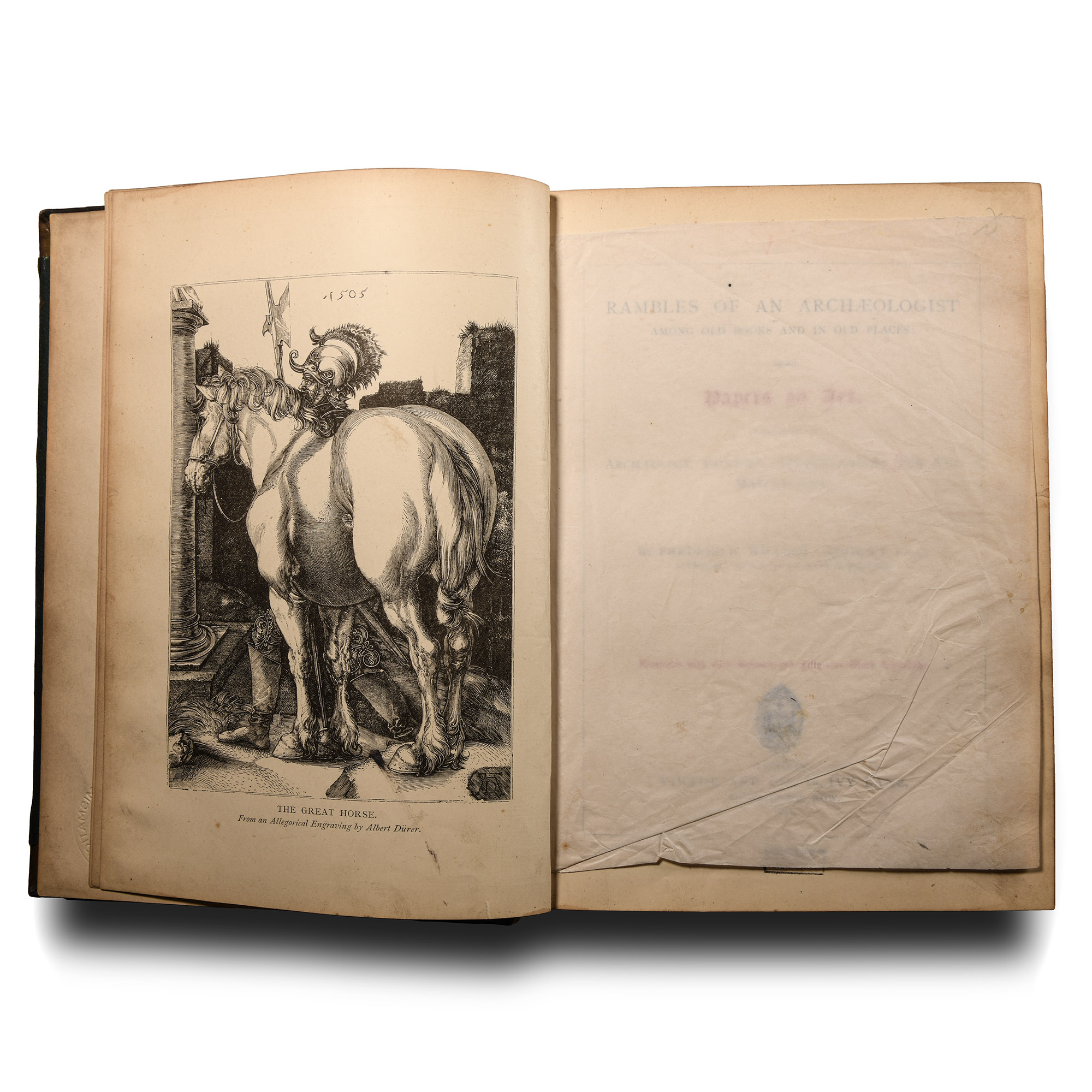 Archaeological Books - Fairholt - Rambles of an Archaeologist