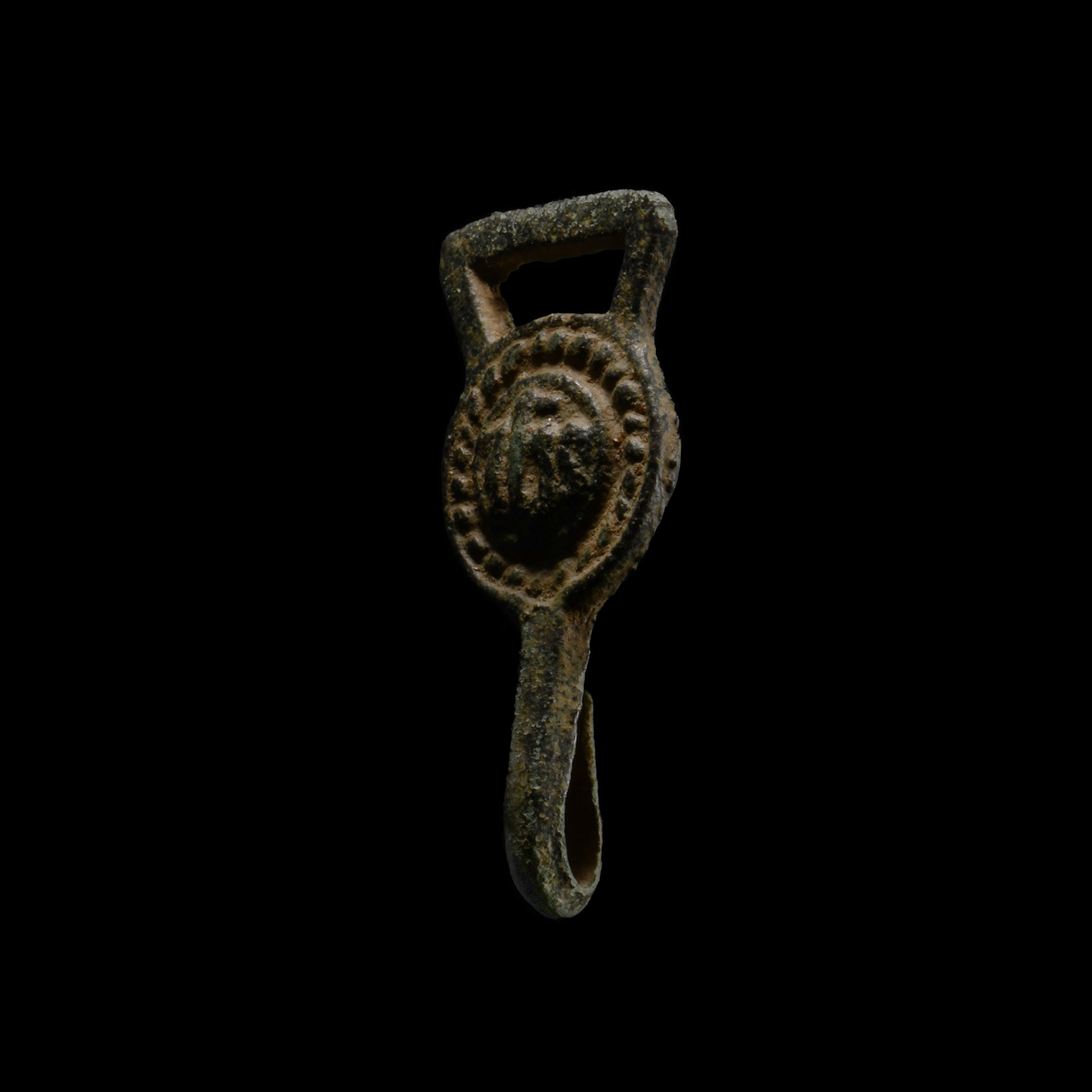Tudor Bronze Hook Fastener with IHS