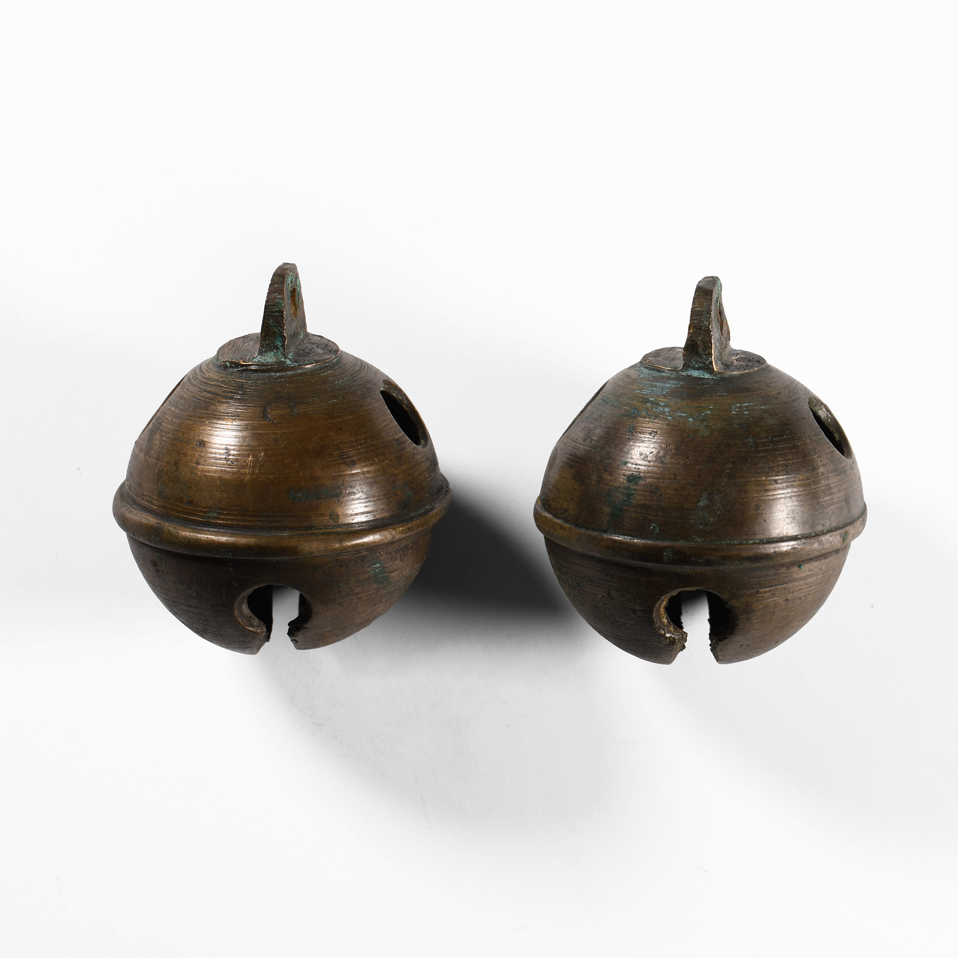 Post Medieval Bronze Crotal Bell Group