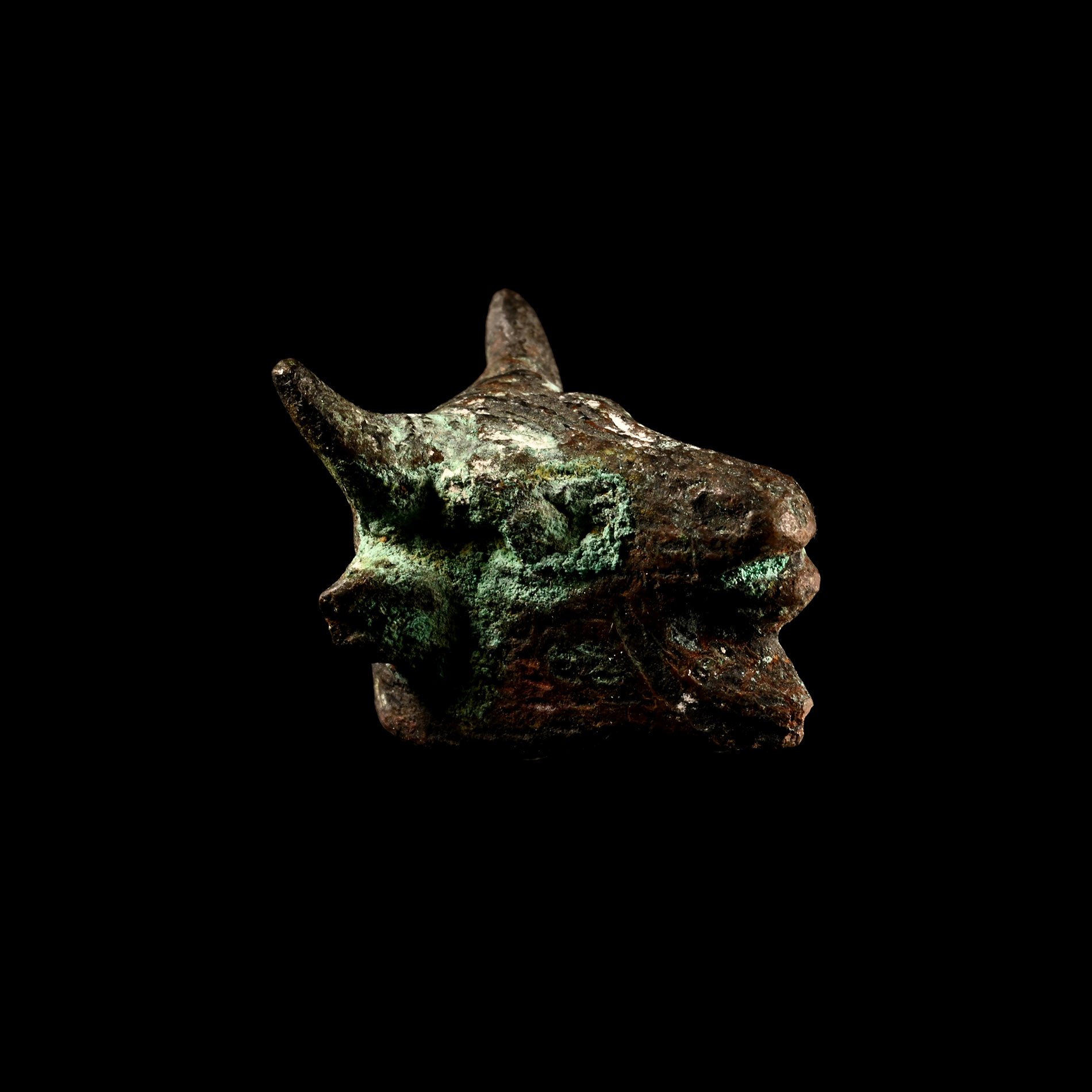 Eastern Roman Bronze Head of a Bull