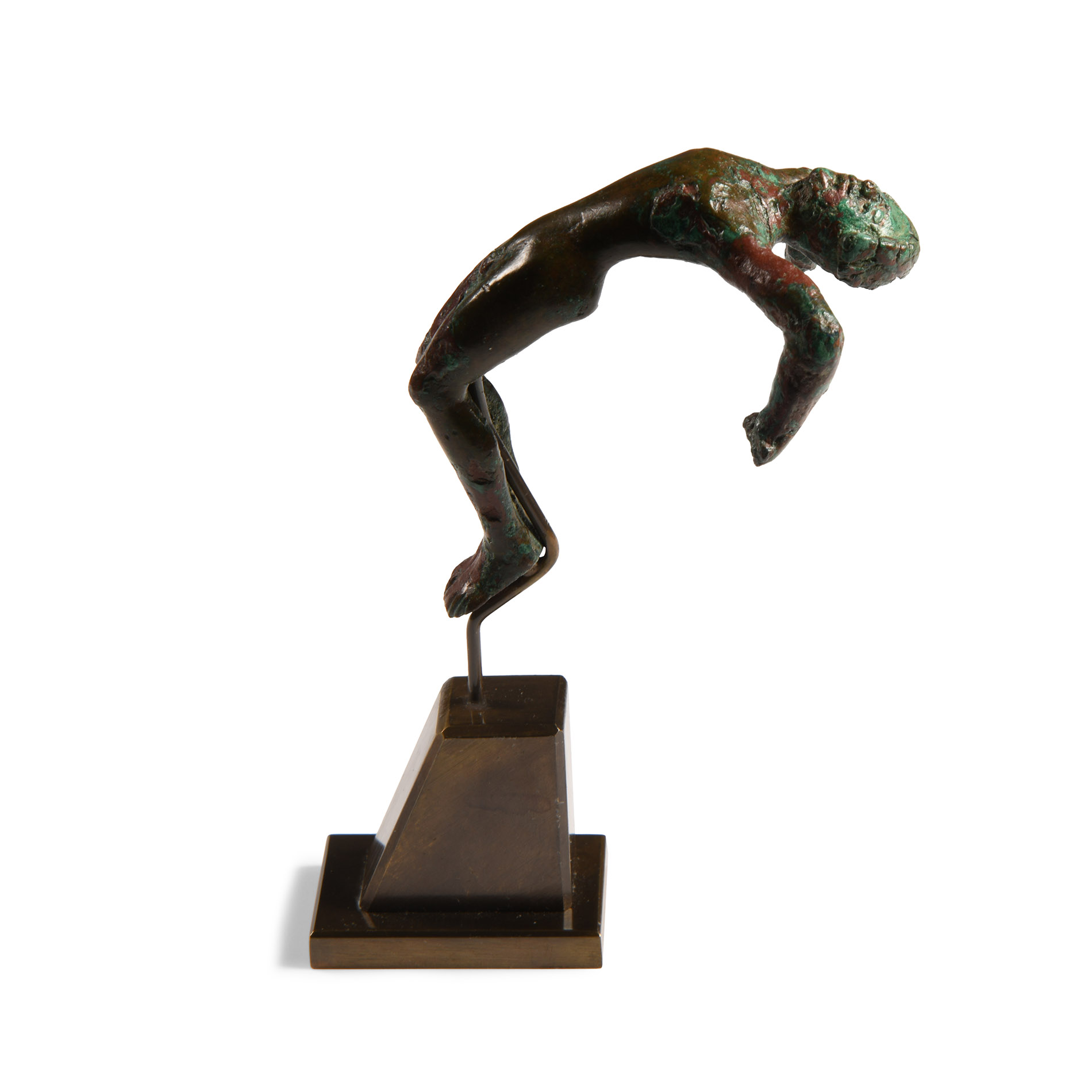 Etruscan Bronze Figure of an Acrobat