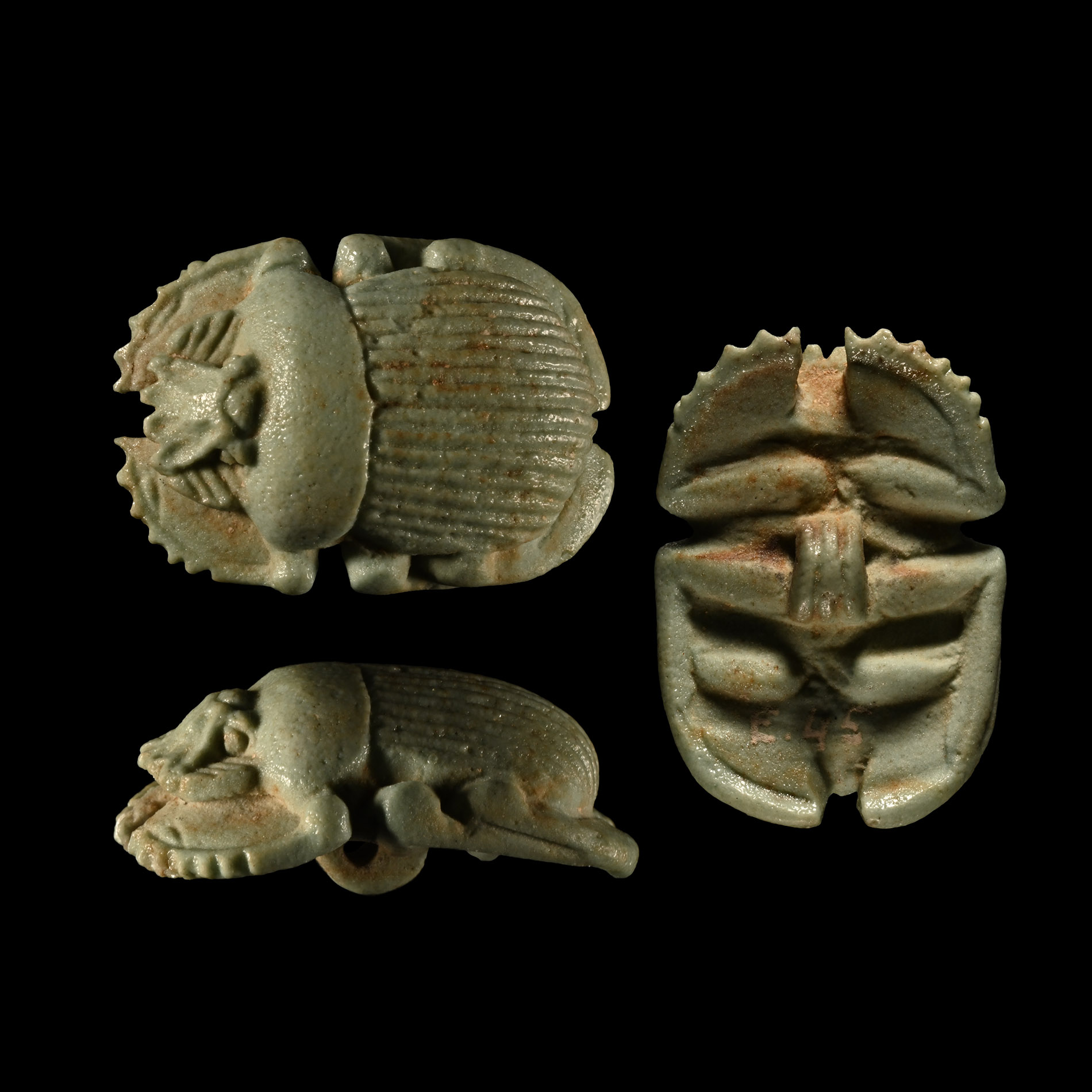 Egyptian Faience Scarab