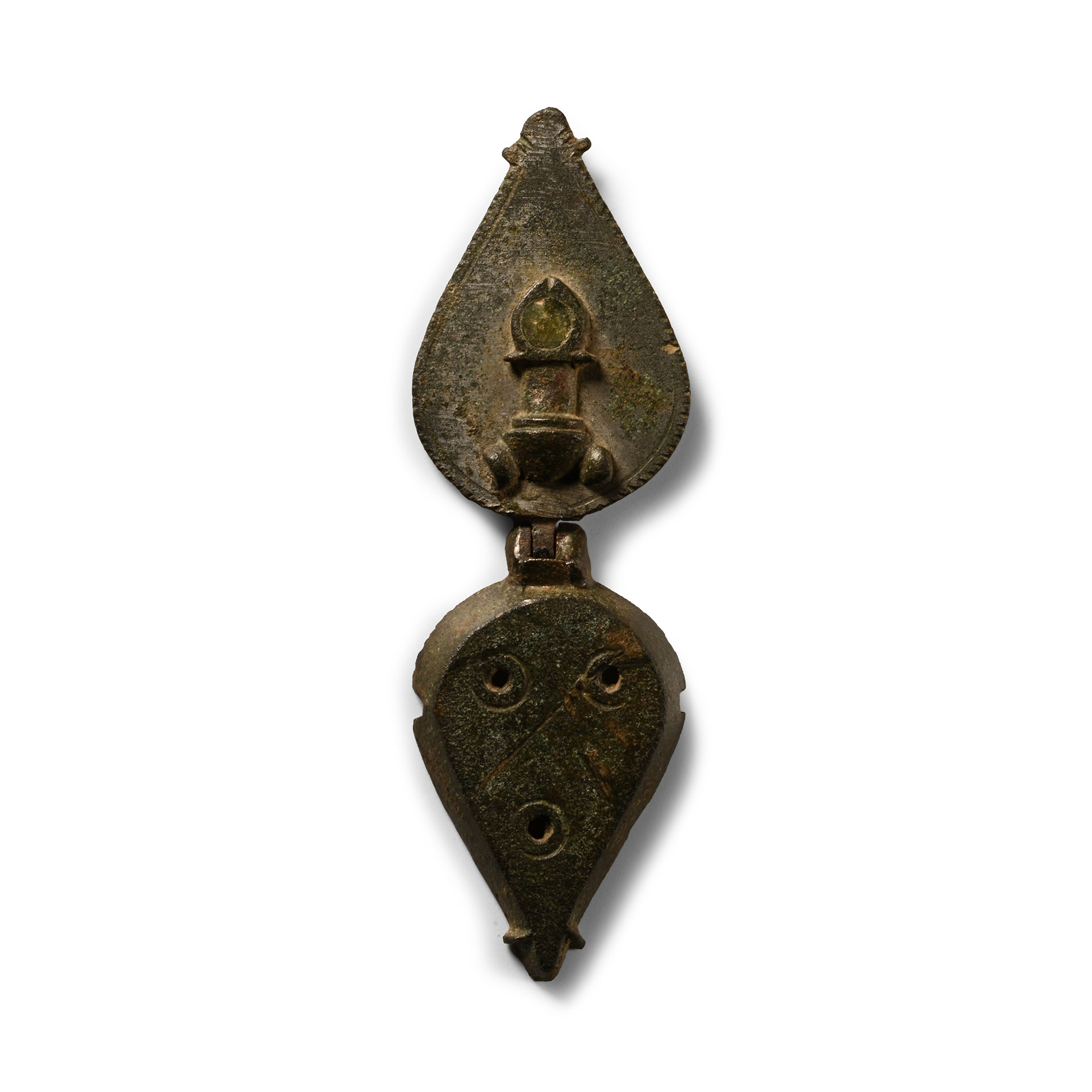 Roman Bronze Phallic Seal Box