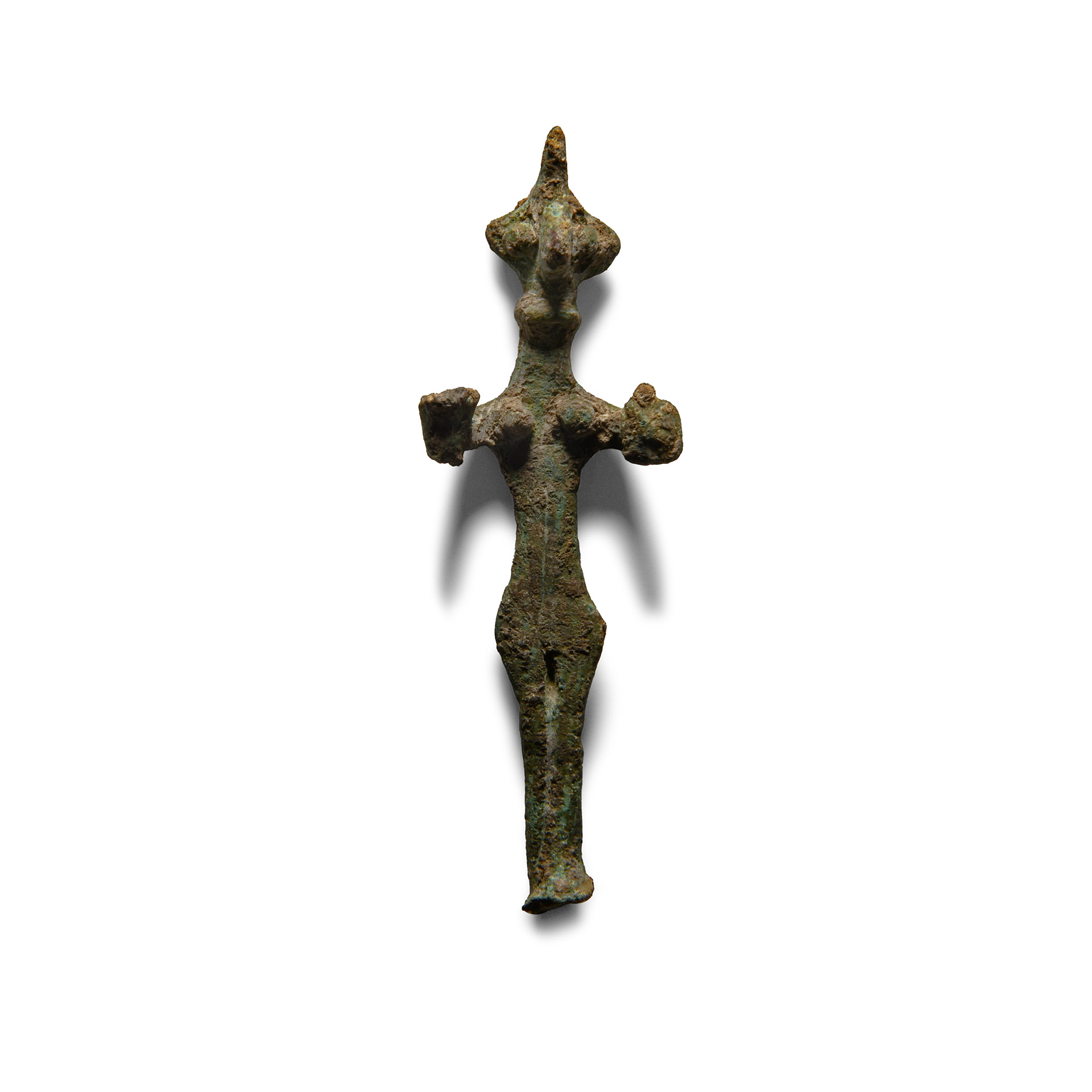 Syro-Hittite Bronze Female Idol