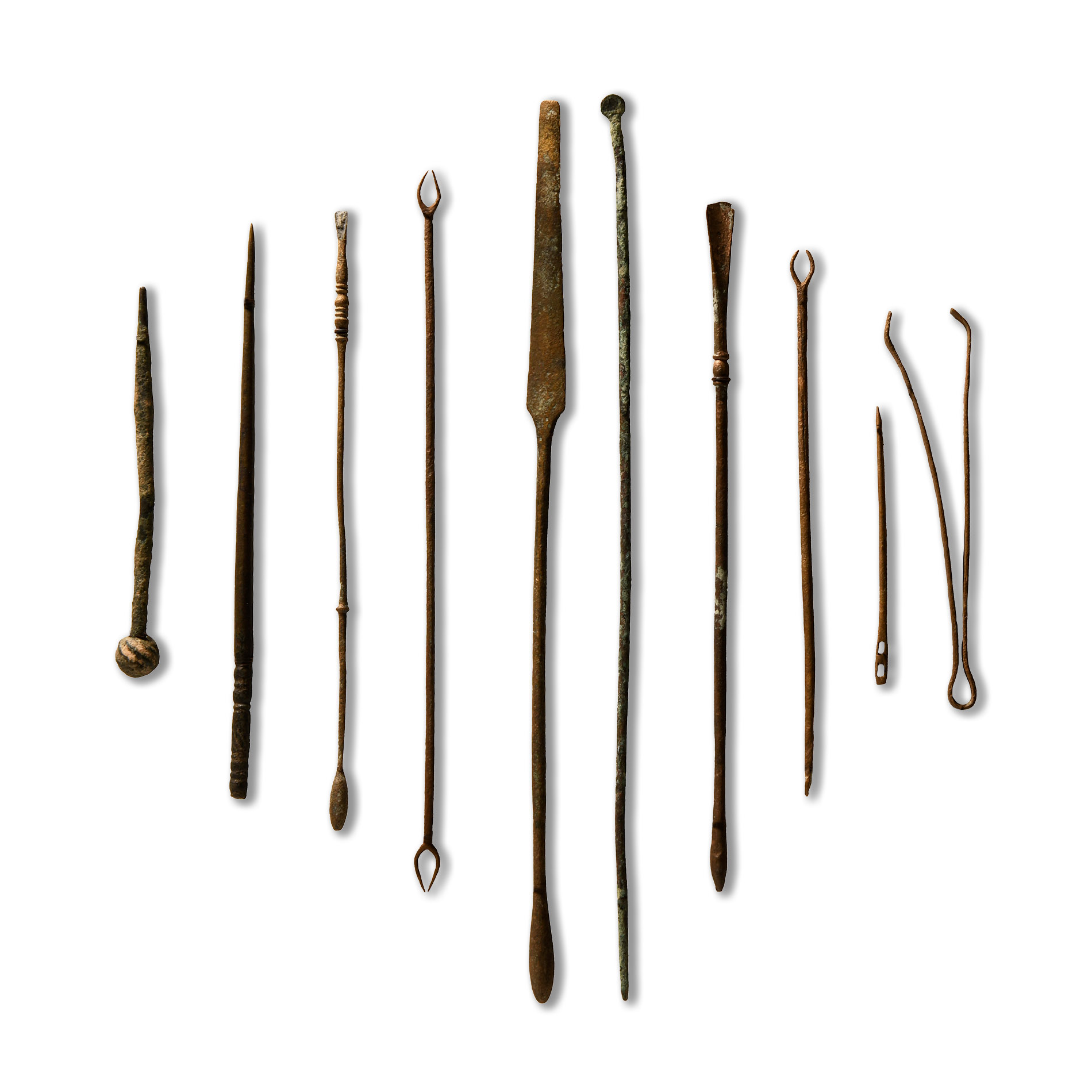 Roman Bronze Medical Tool Collection