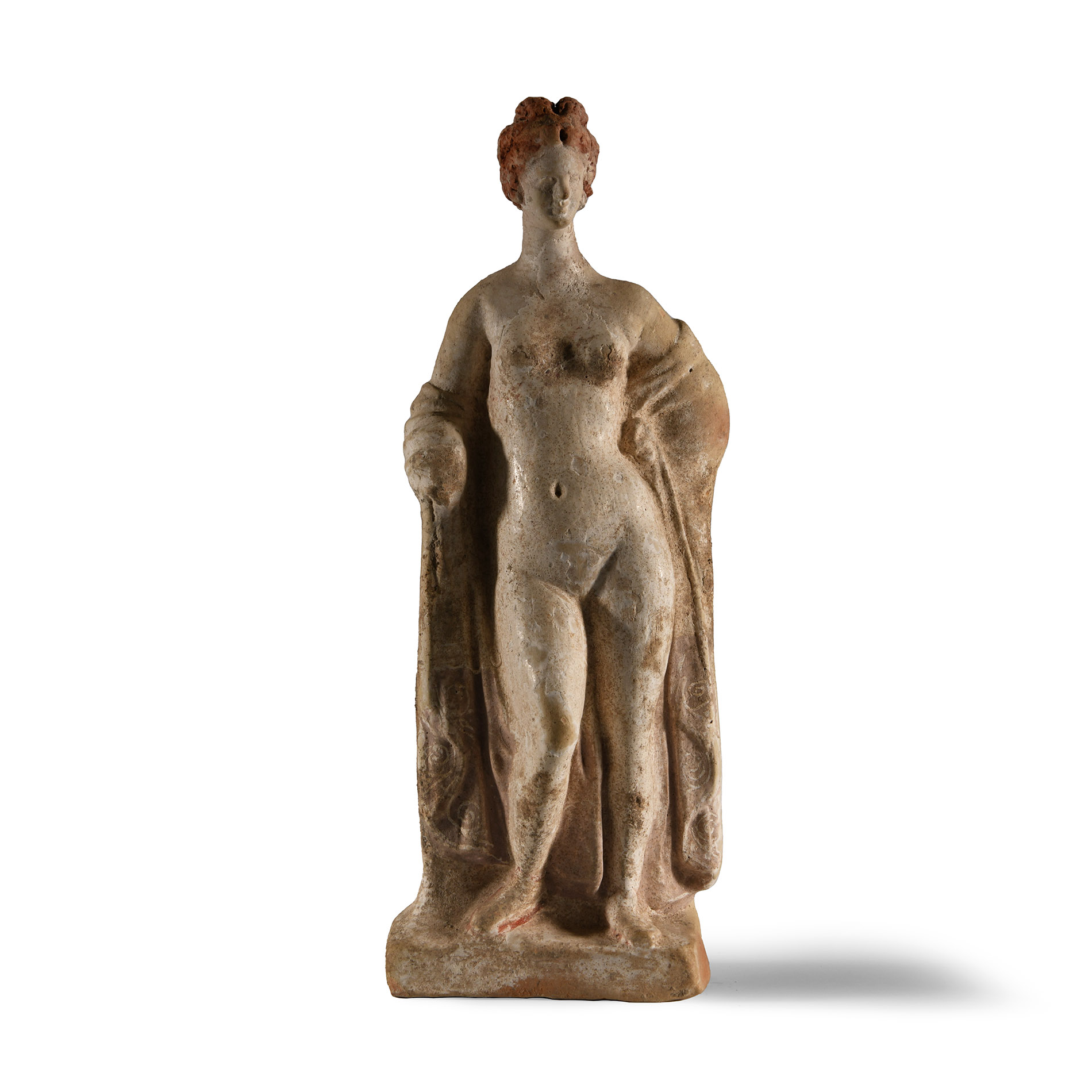 Hellenistic Painted Terracotta Figure of Aphrodite