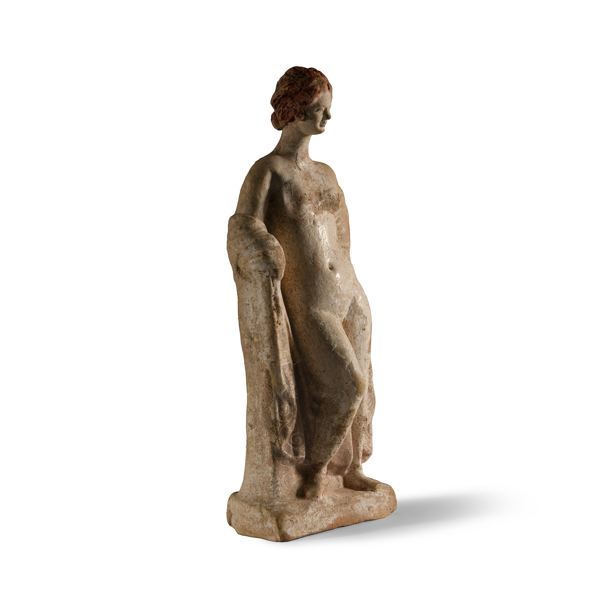 Hellenistic Painted Terracotta Figure of Aphrodite