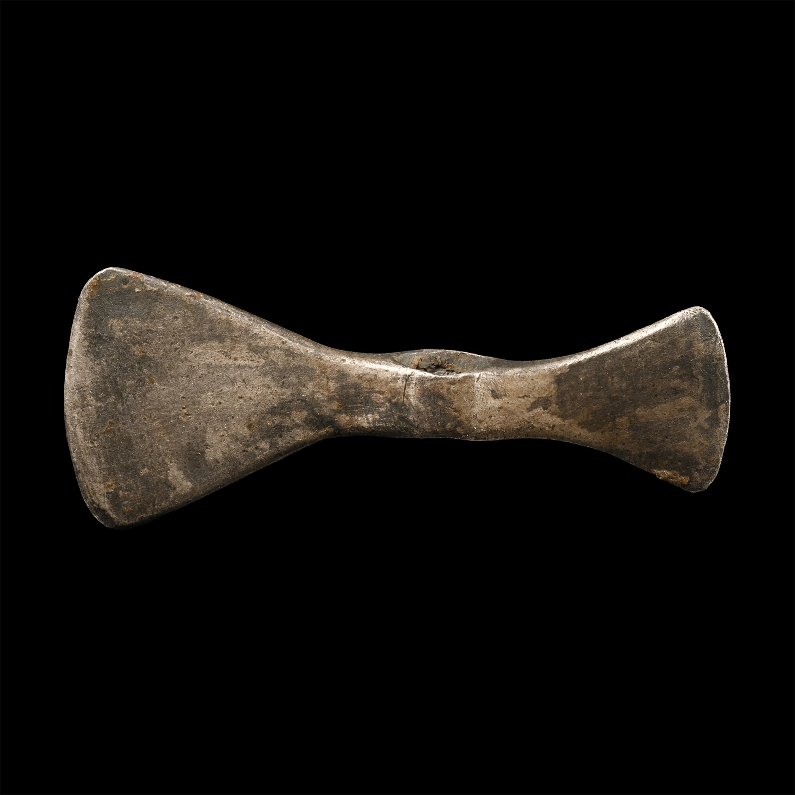 Viking Age Silver Double Axehead Pendant
