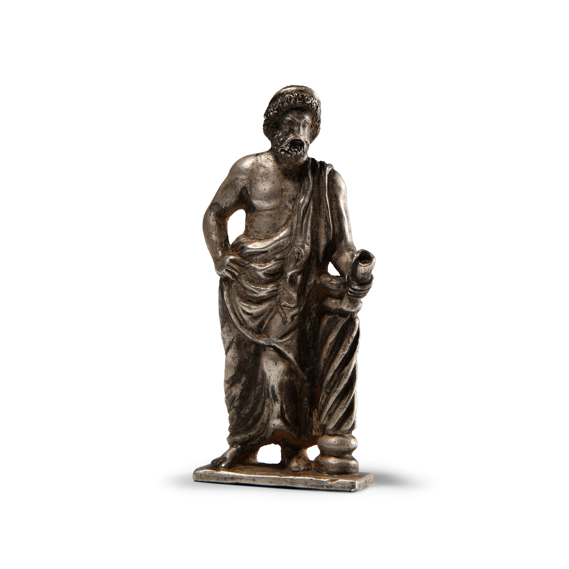 Post Medieval Silver Statuette of Jupiter