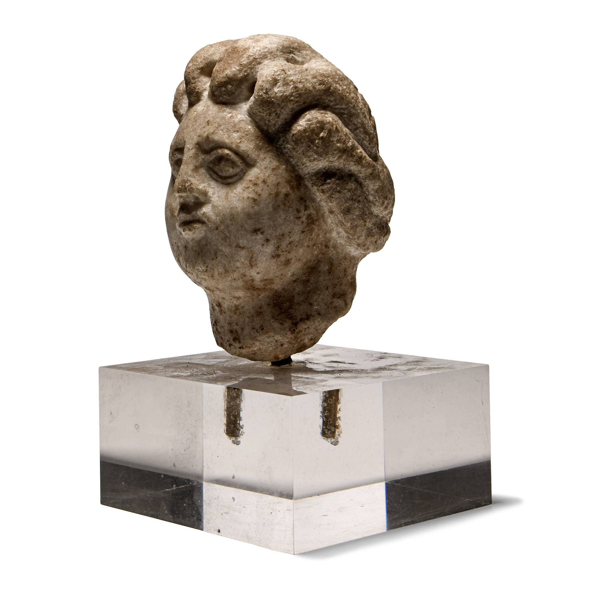 Romano-British Marble Head of a Lady