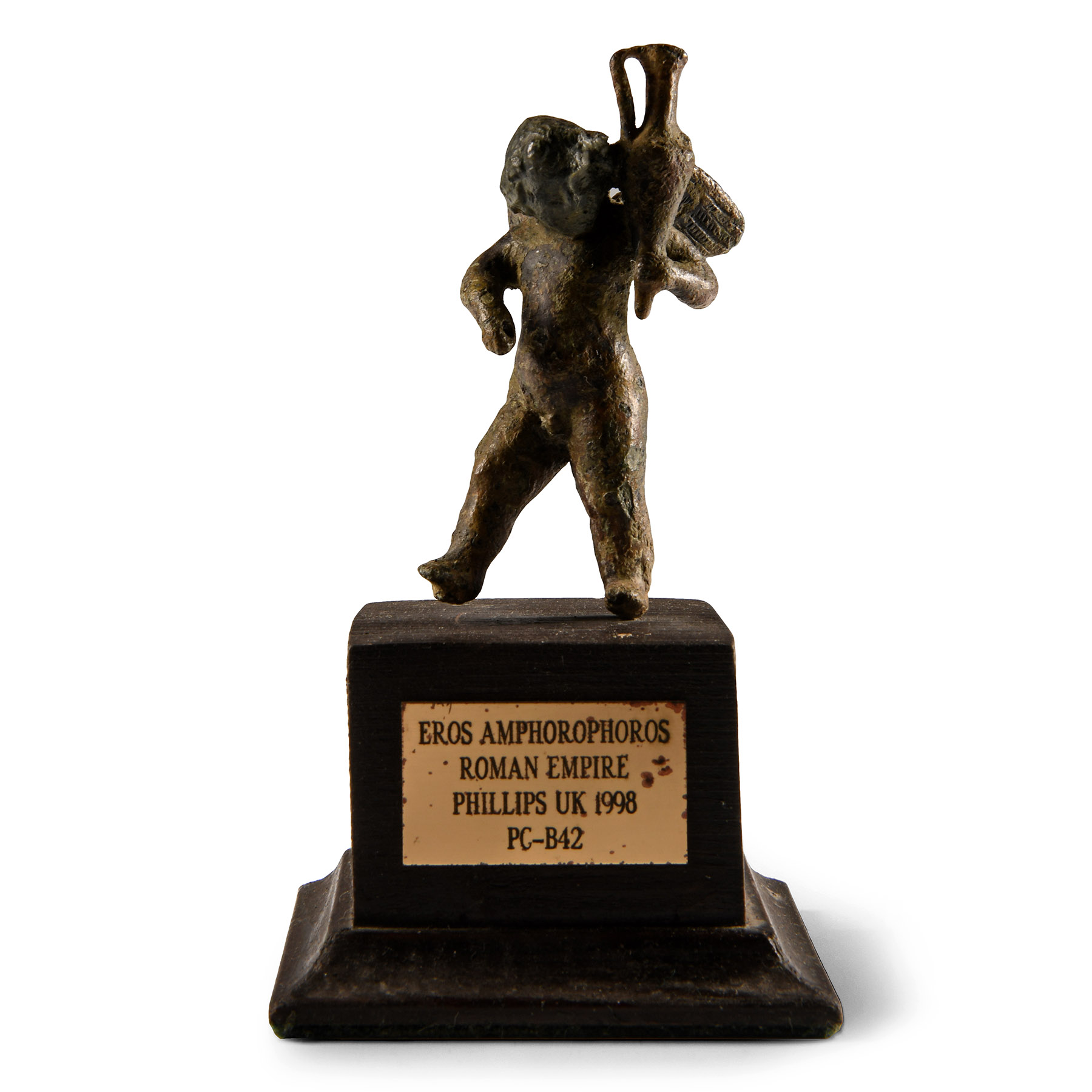 Roman Bronze Statuette of Eros