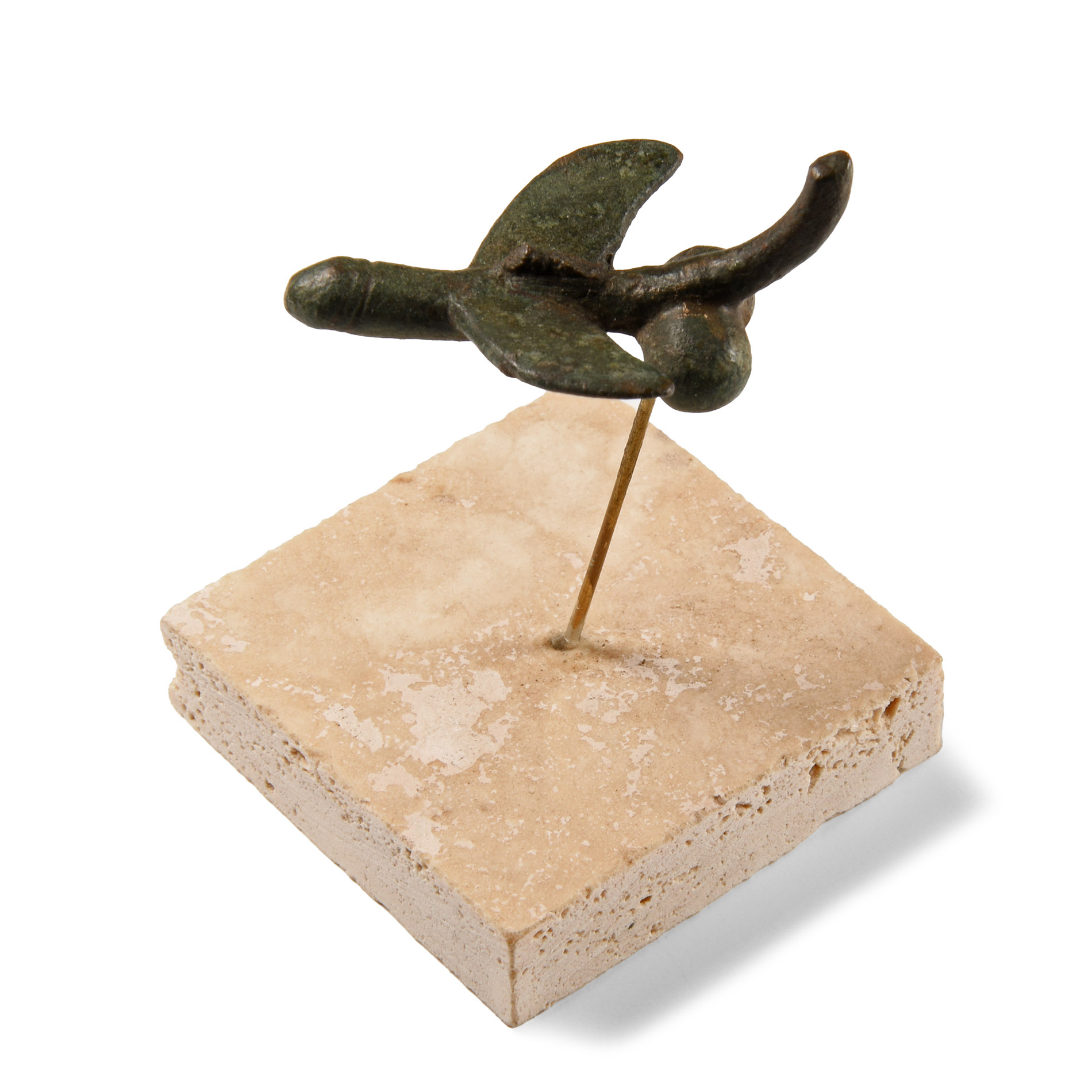 Roman Bronze Flying Phallus