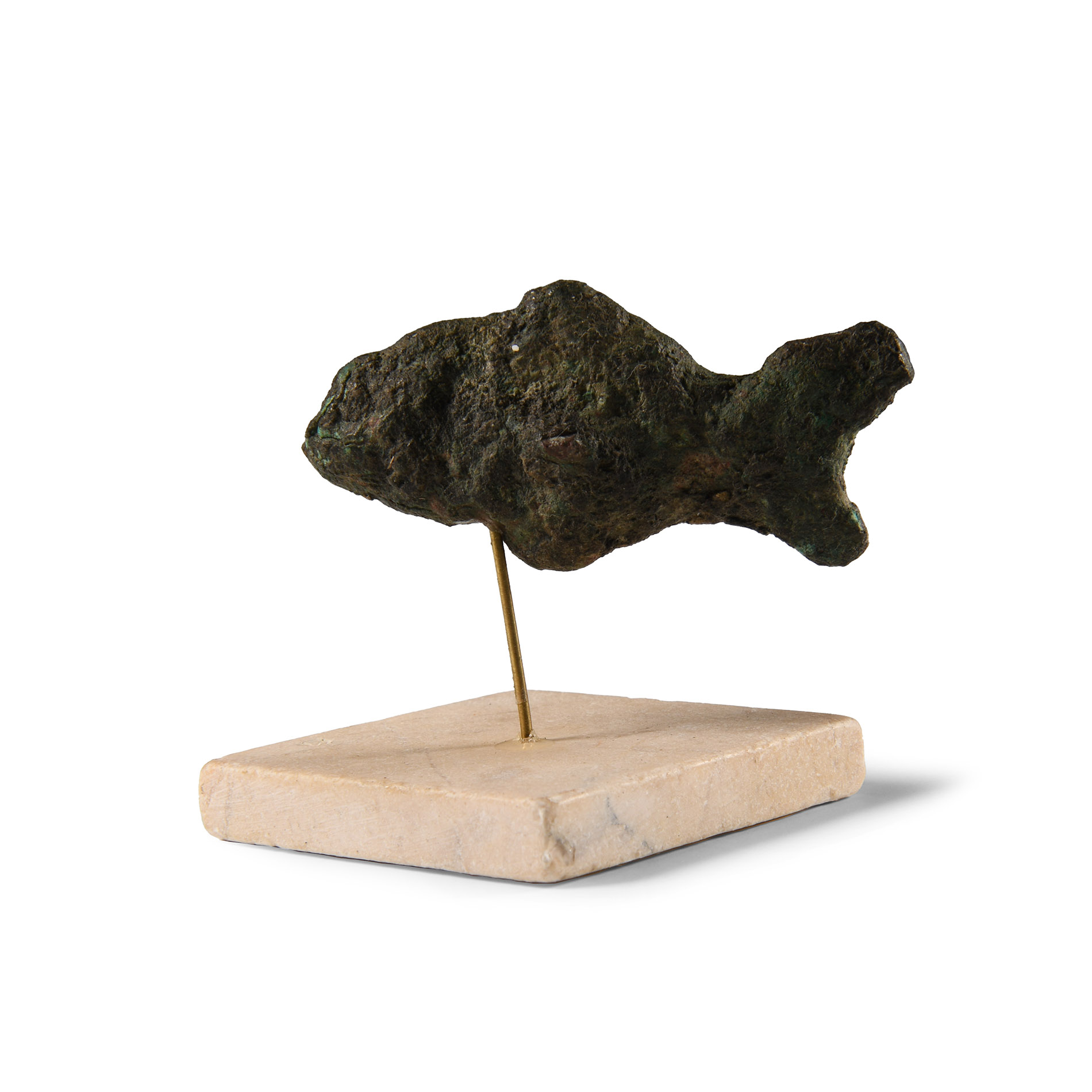 Iron Age Celtic Bronze Fish Statuette
