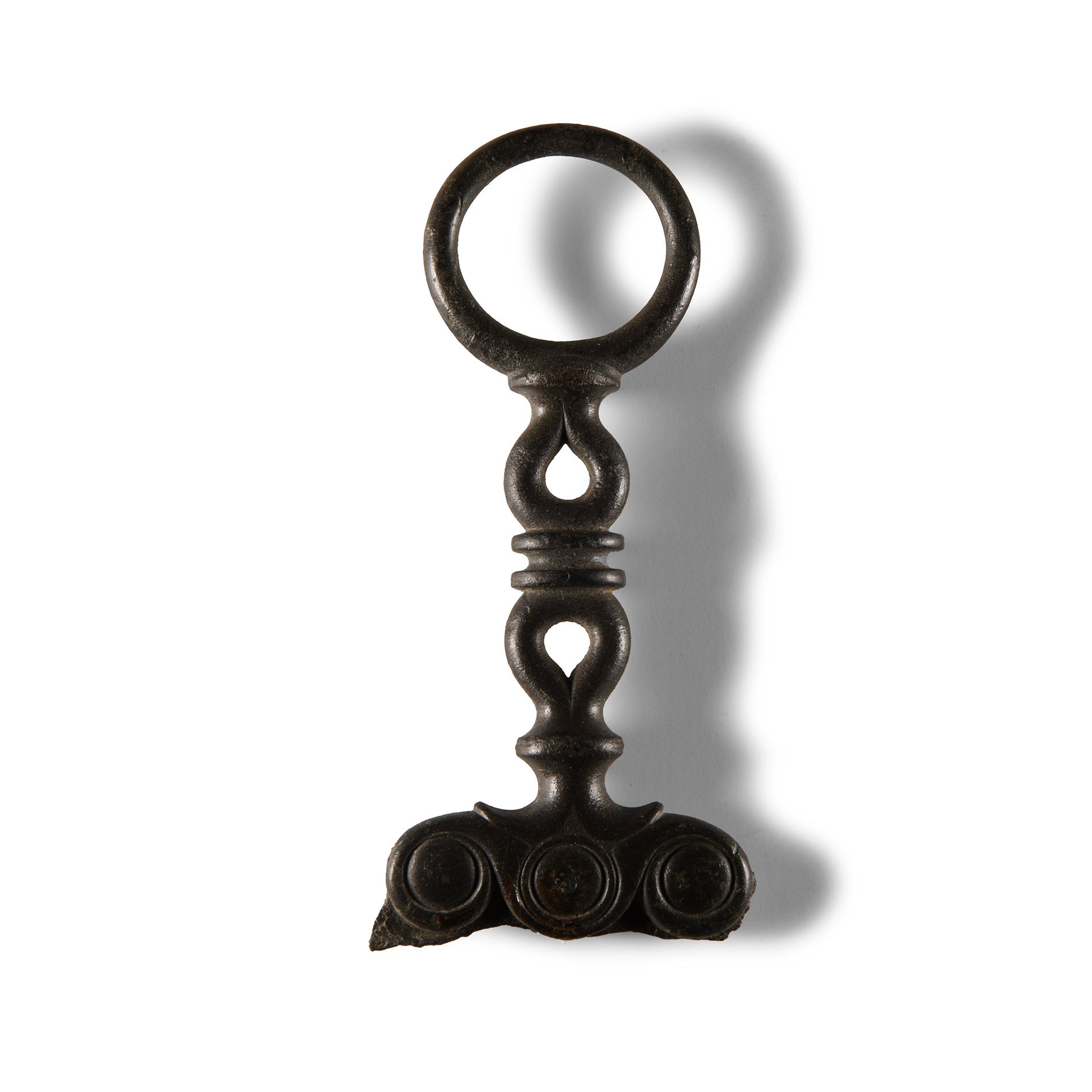 Iron Age Celtic Bronze Mirror Handle