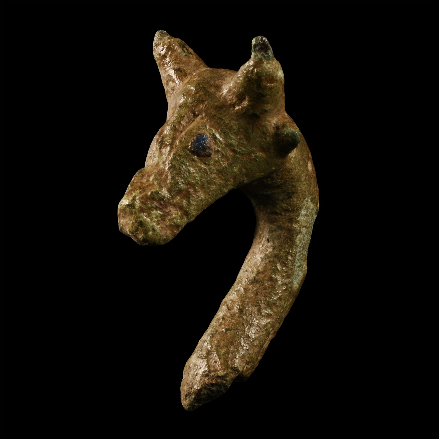 Iron Age Celtic Bronze Votive Horse's Head