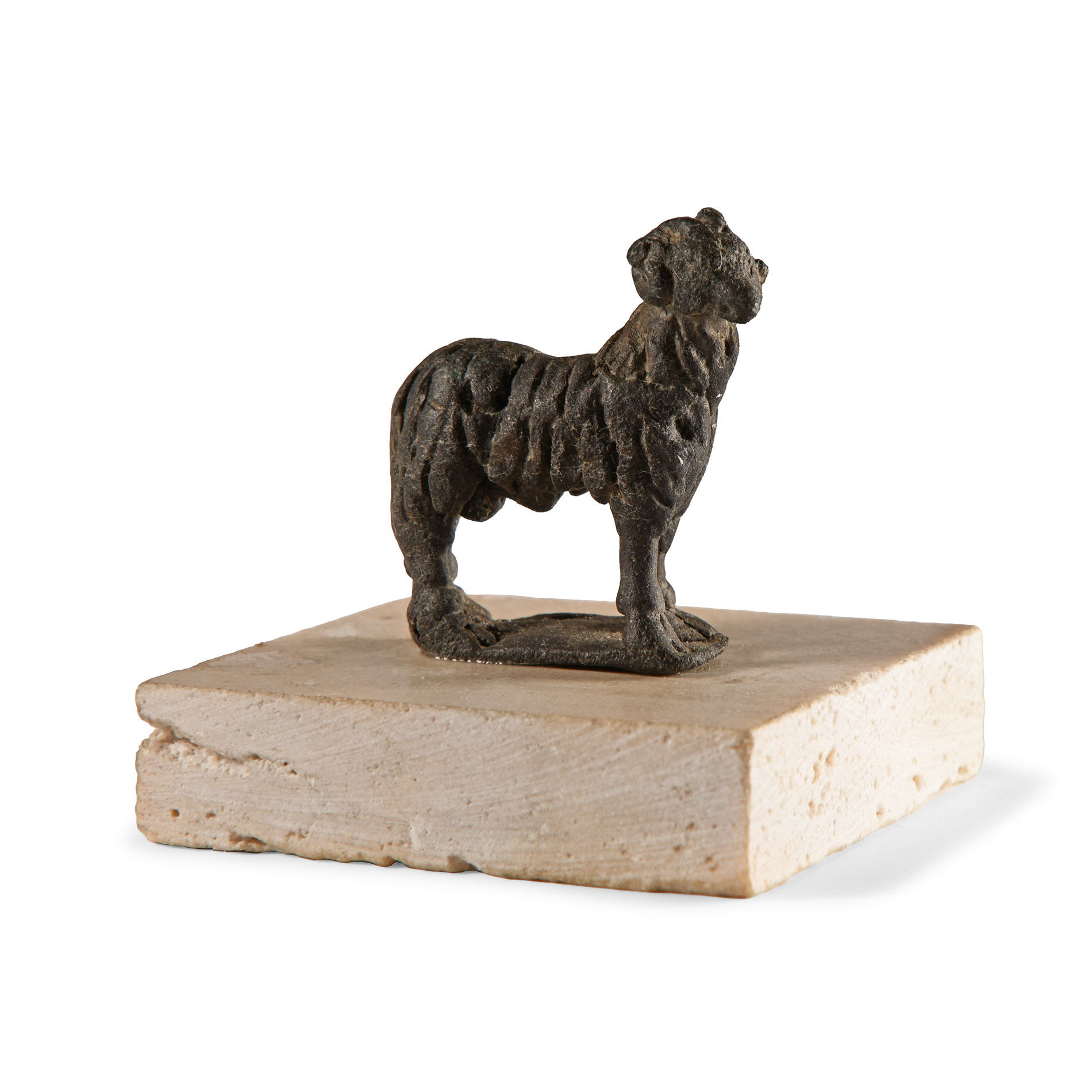 Roman Bronze Ram Statuette