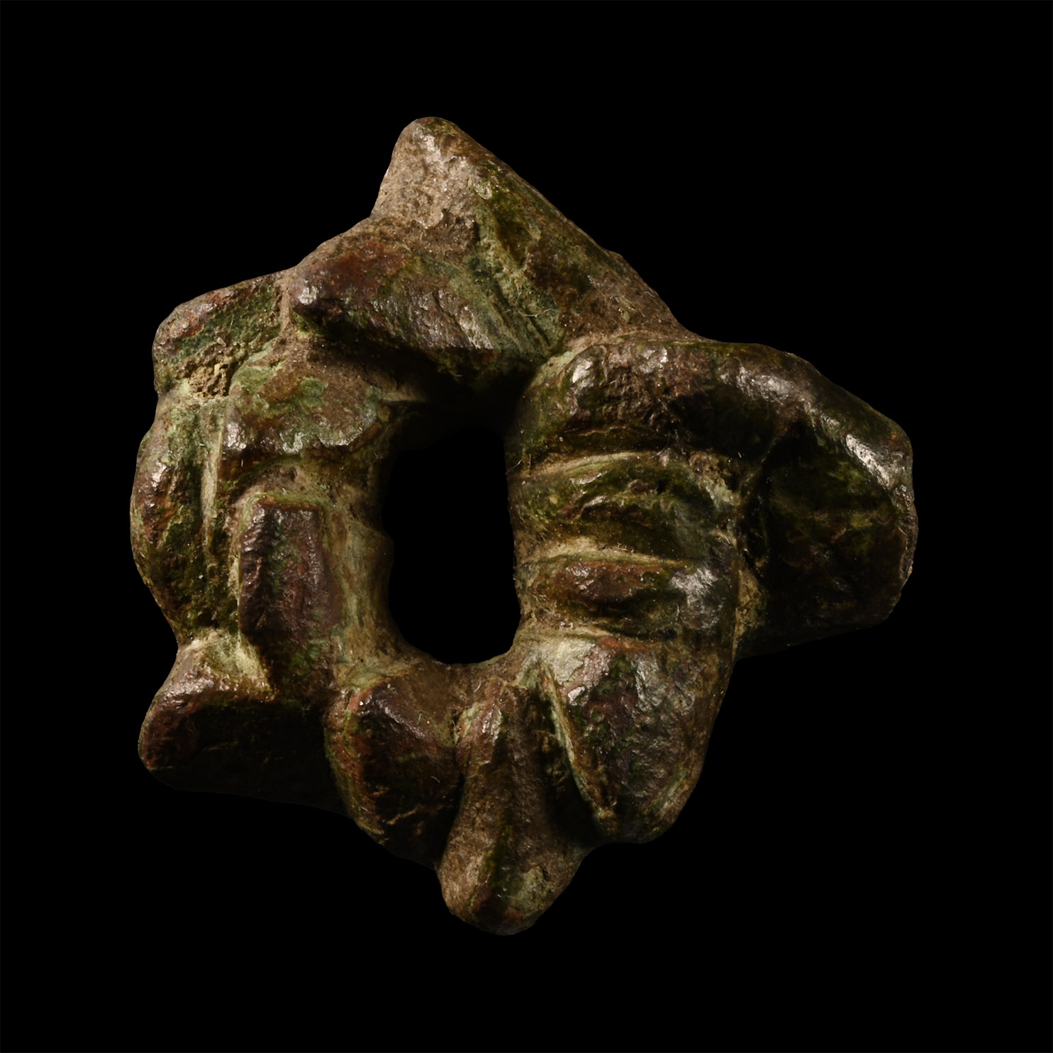 Roman Bronze Statuette Hand Holding Victory Wreath