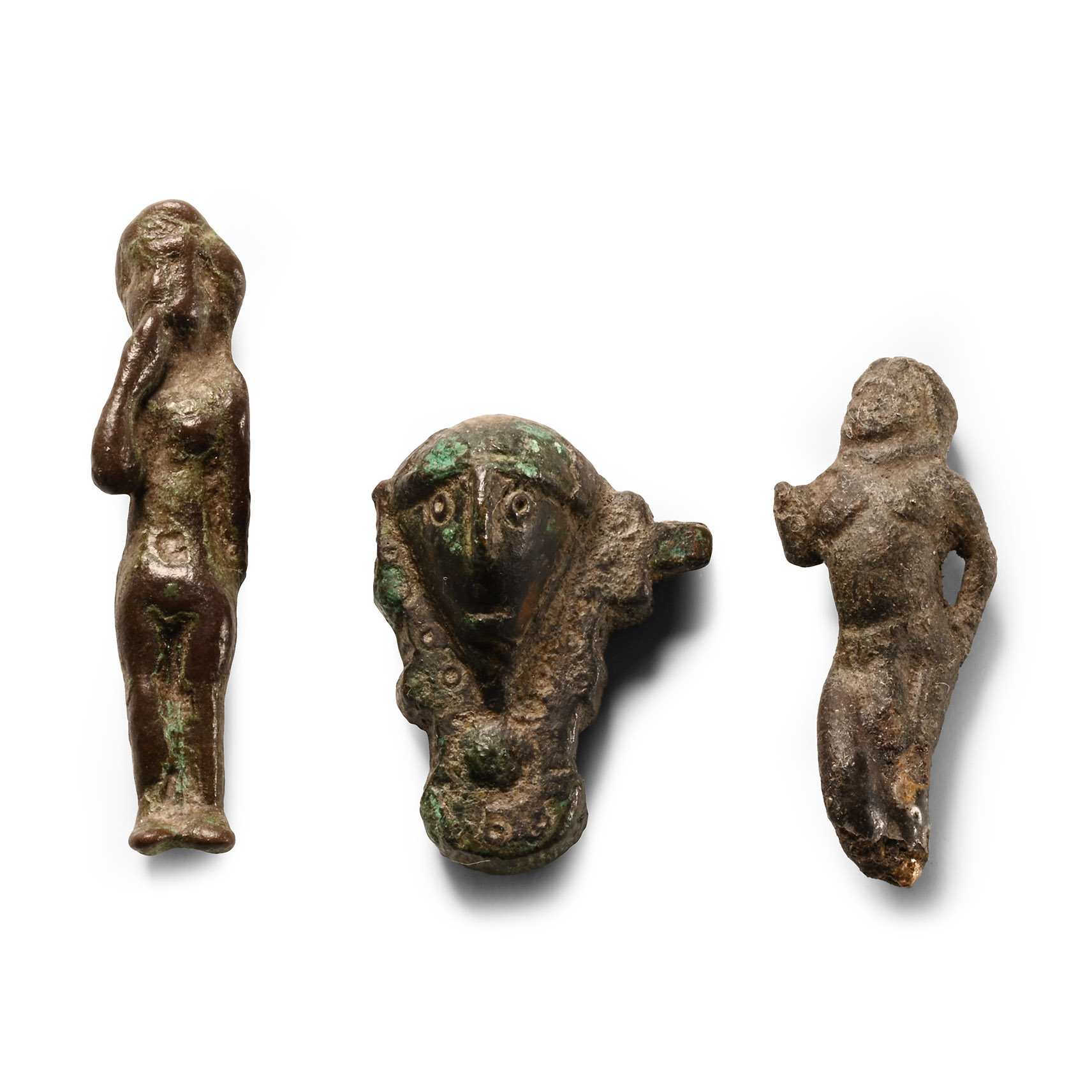 Roman Bronze Statuette Group