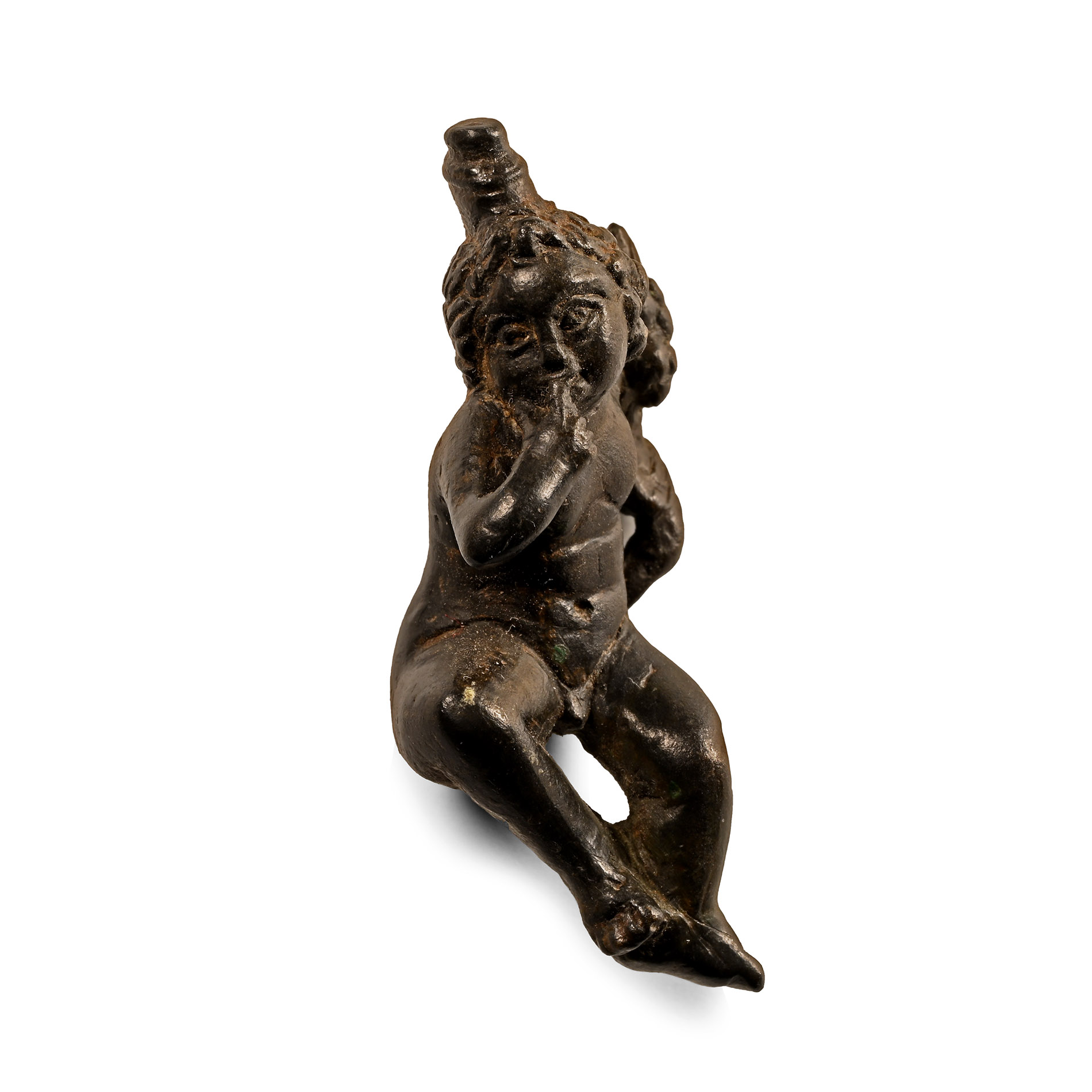 Roman Bronze Harpokrates-Eros Statuette