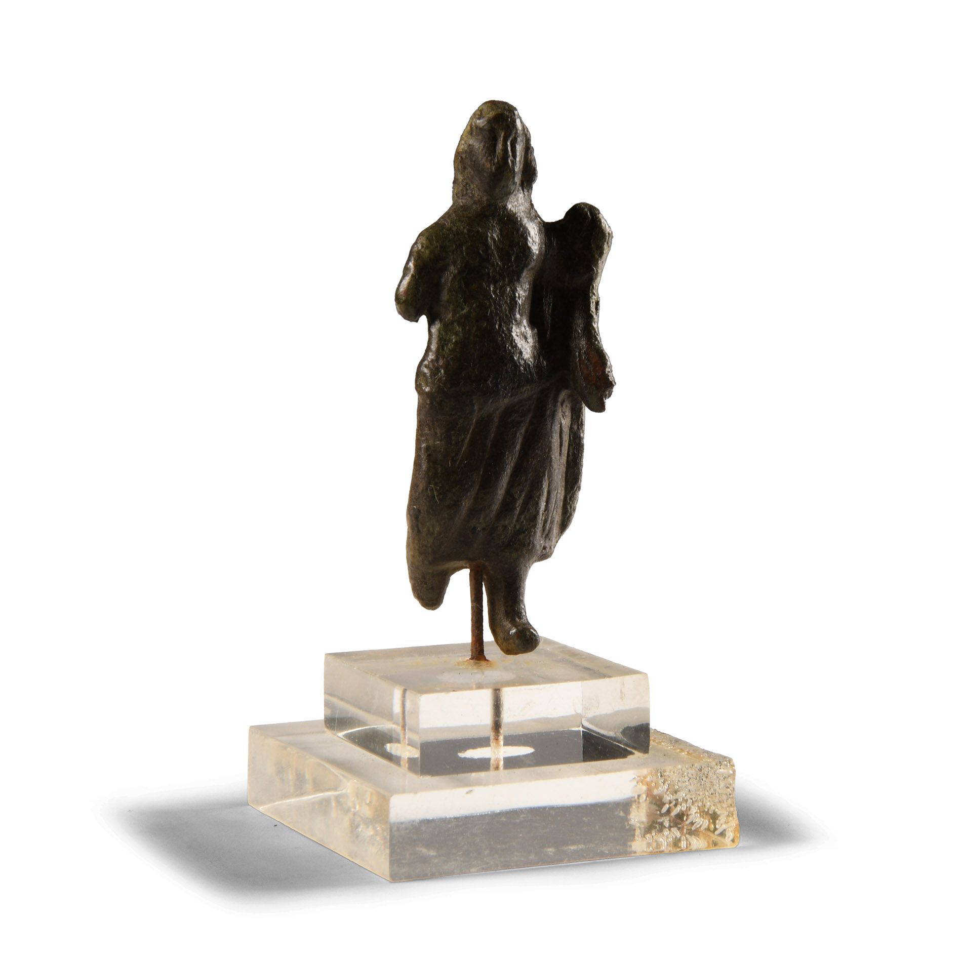 Roman Bronze Fortuna Statuette