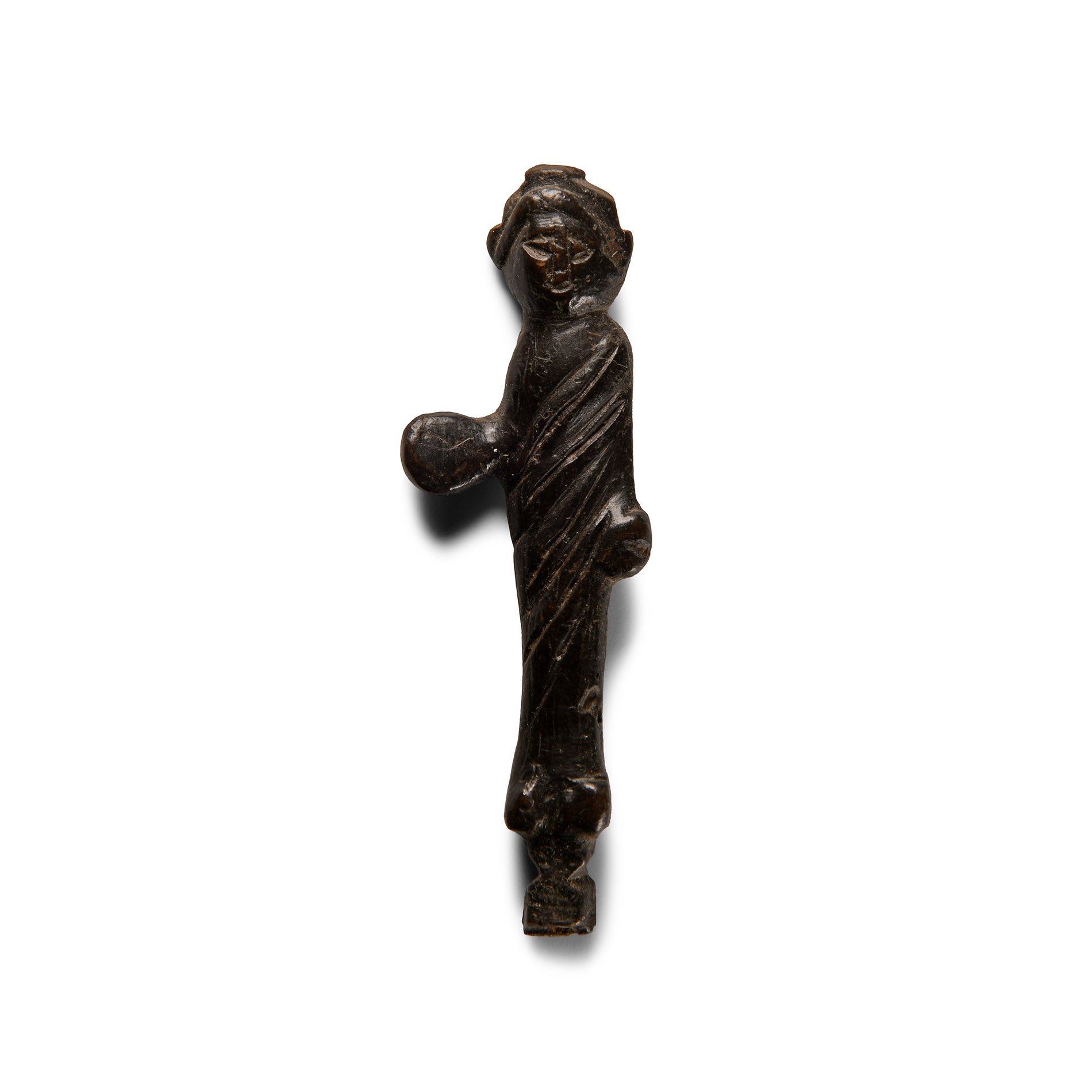 Etruscan Bronze Offering Statuette