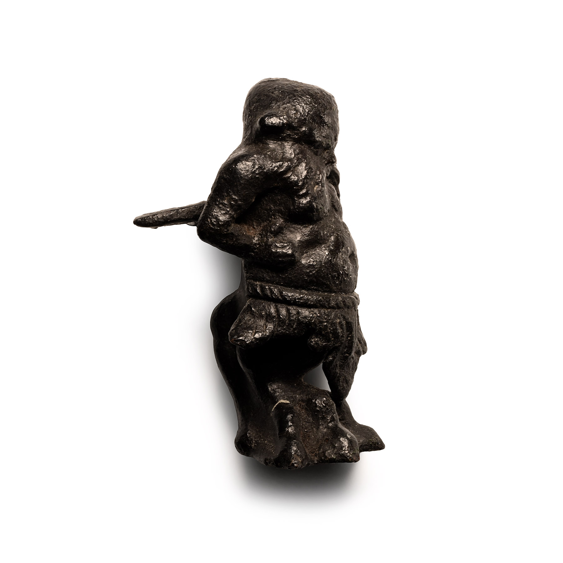 Roman Bronze Silenus Statuette Casket Fitting