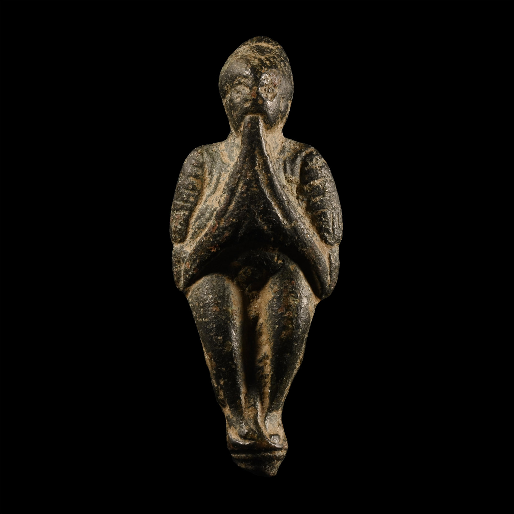 Roman Bronze Baubo Statuette