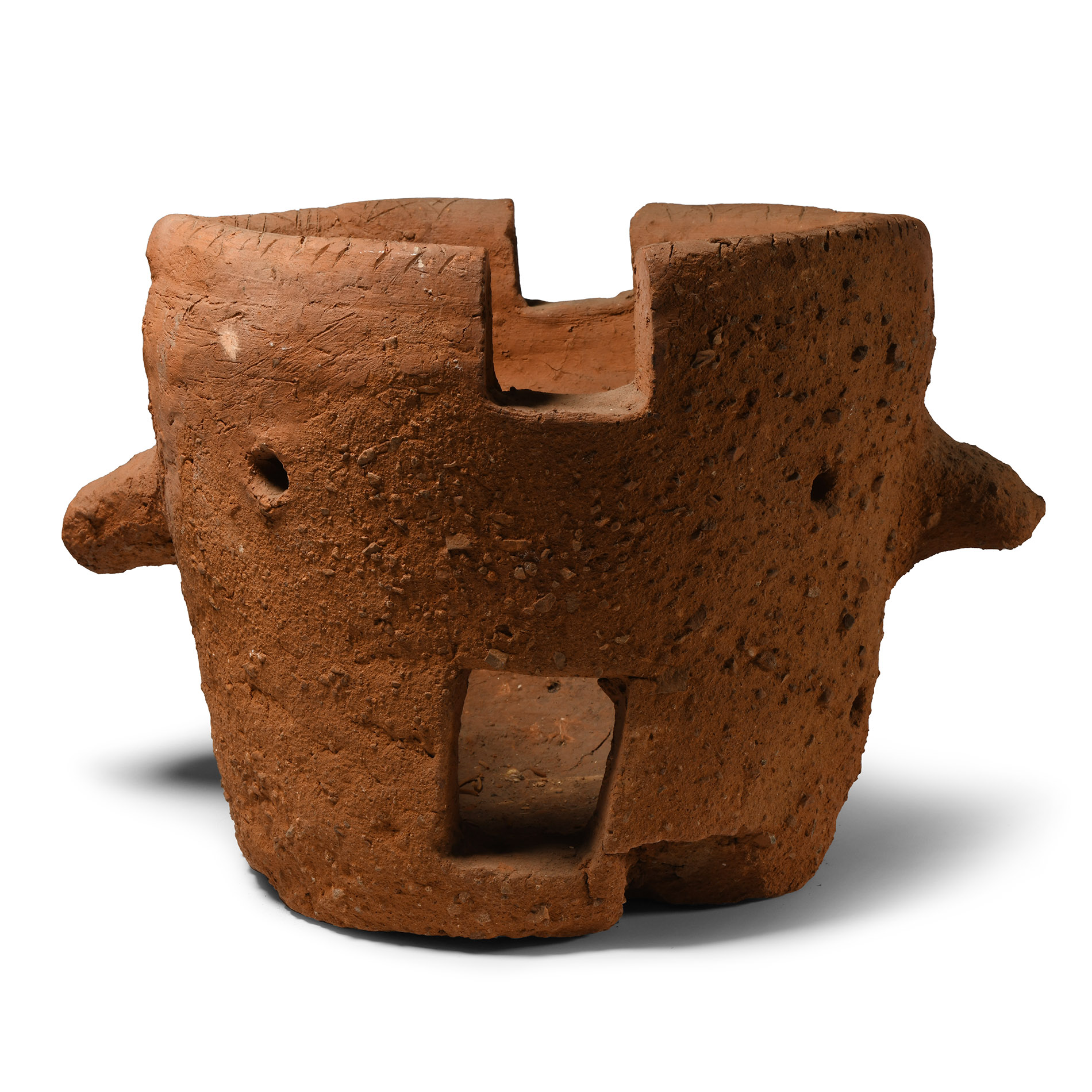 Heavy Cypriot Pottery Brazier
