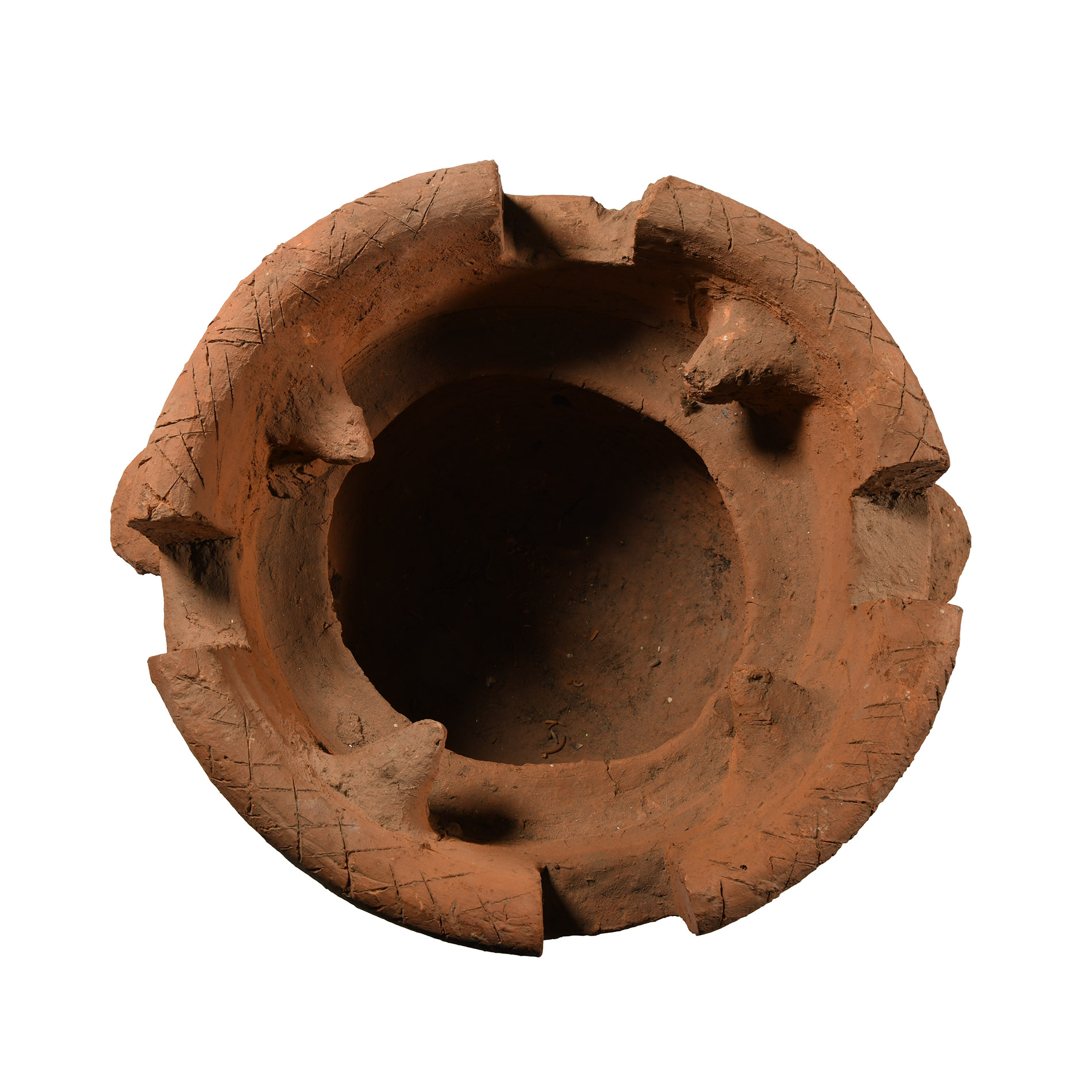 Heavy Cypriot Pottery Brazier
